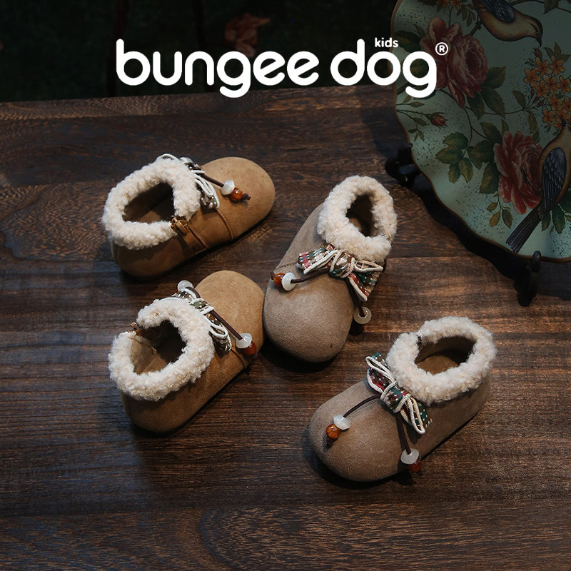 女童短靴美拉德风毛毛靴加绒二棉宝宝棉靴冬季新款软底学步婴儿鞋,童鞋/婴儿鞋/亲子鞋,棉靴,淘宝优惠券,粉丝福利购,淘宝优惠卷