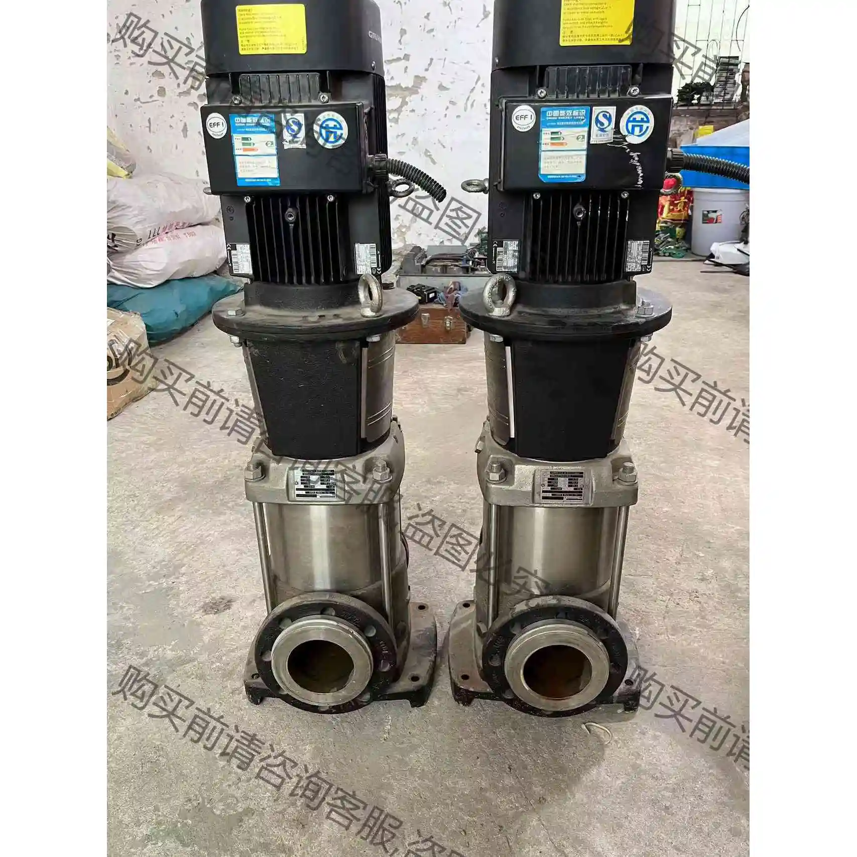 格兰富bu锈钢立式多ji泵，型号CRN64-2-2电压380Ⅴ， 议价产品 原