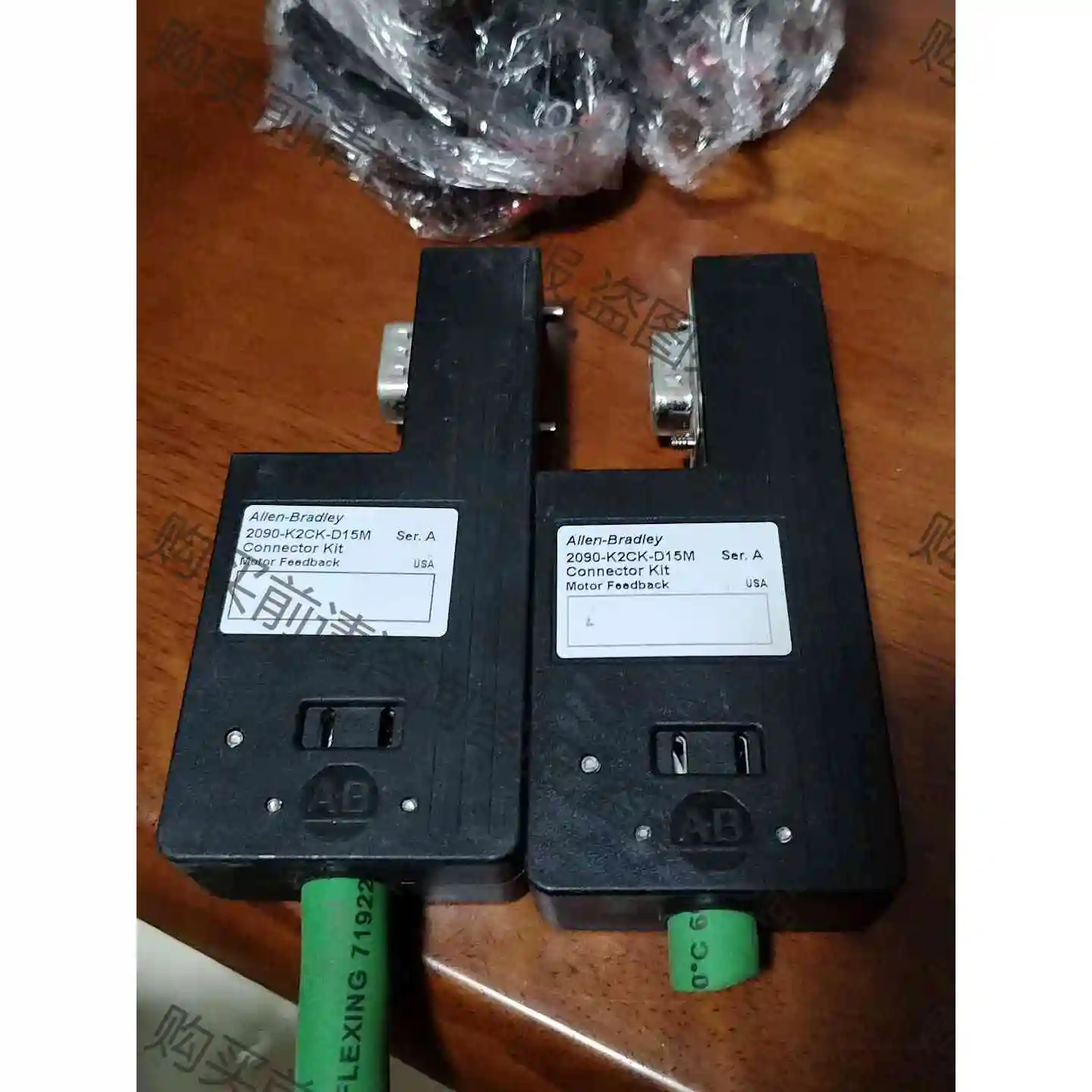 美国AB罗克韦er伺服连接器 2090-K2CK-D15M ， 议价产品 原装拆机
