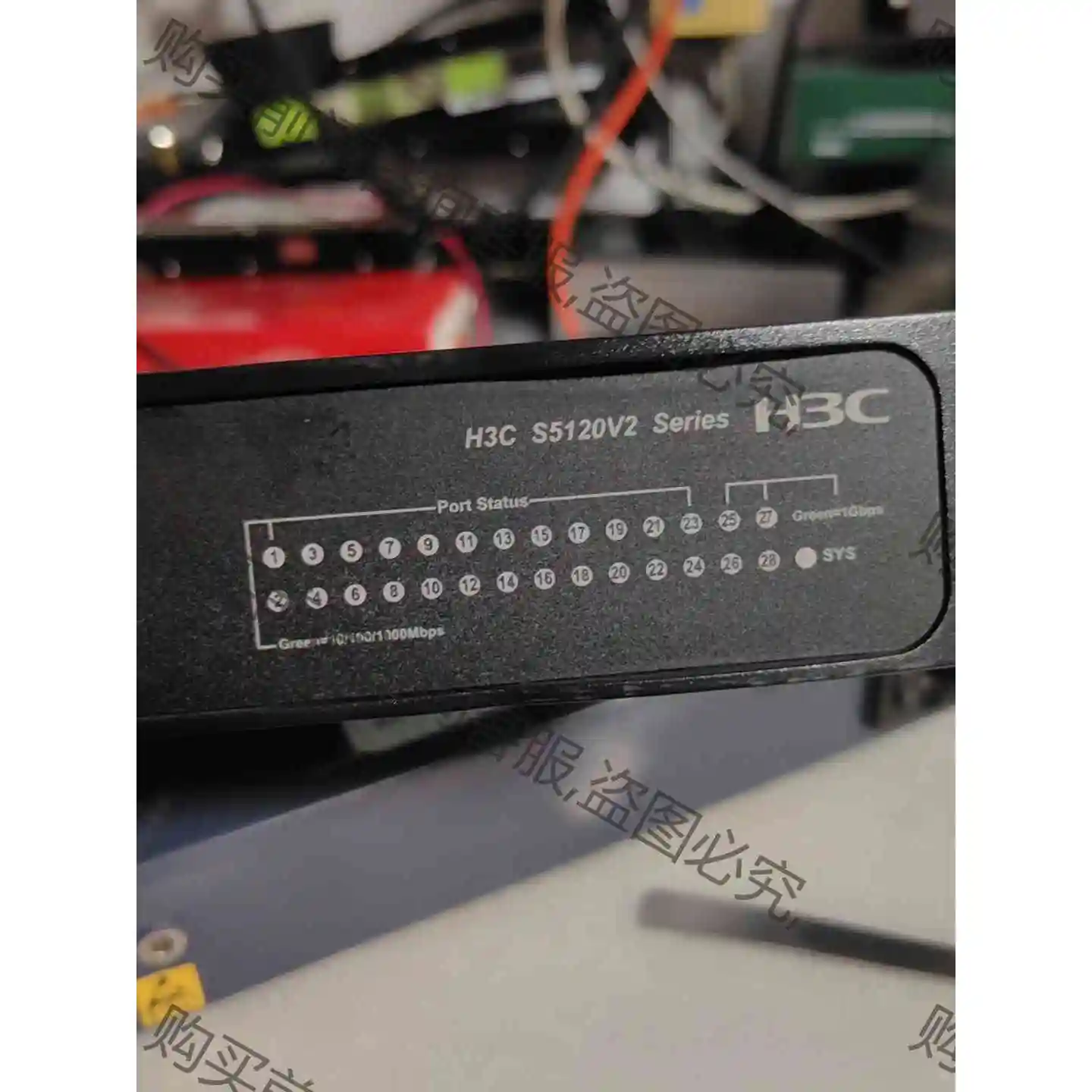 华3 s5120v2-28p-li 千兆交换机 议价产品 原装拆机功能完好