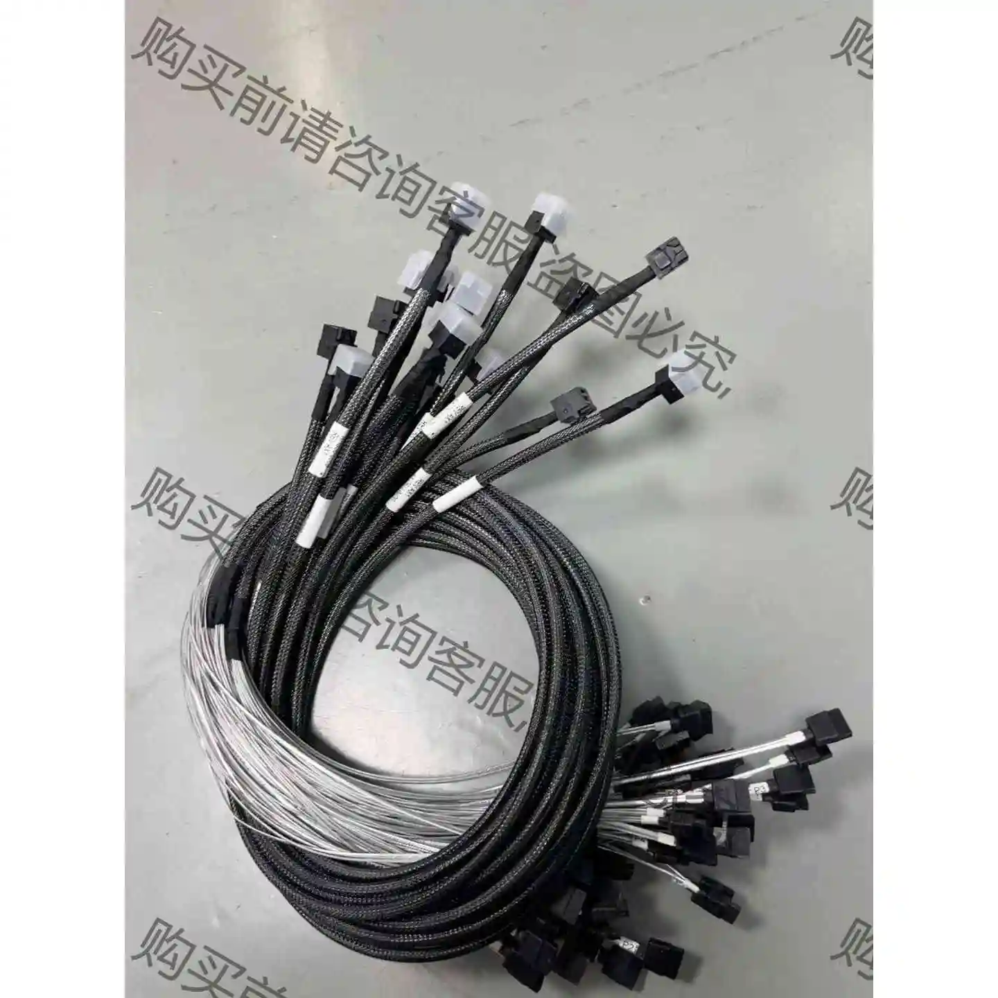 全新服务器MINI SAS卡SFF 8643转SATA硬盘s 议价产品 原装拆机功