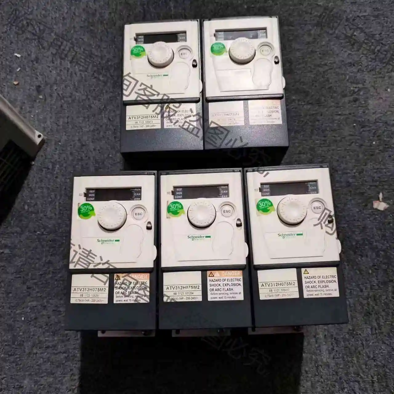 拆机施耐de变频器，ATV312H075M2， 议价产品 原装拆机功能完好