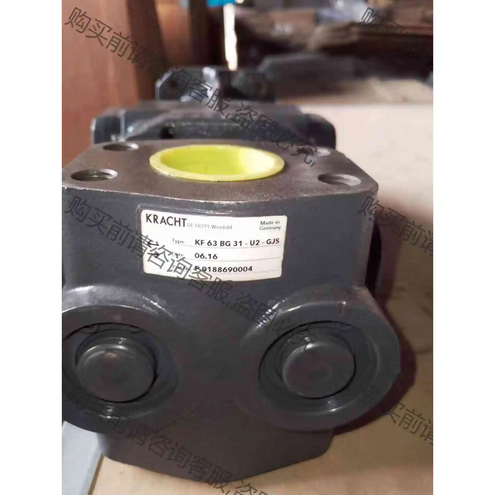 KRACHT齿轮泵，KF63BG31.U2.GJS，全新 议价产品 原装拆机功能完