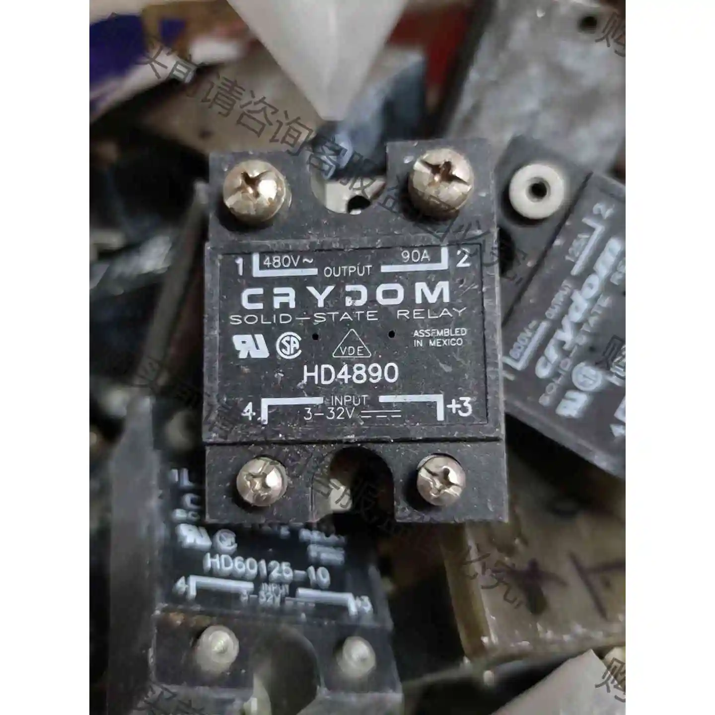 HD4890进口拆机固态继电器，90A，480V 议价产品 原装拆机功能完