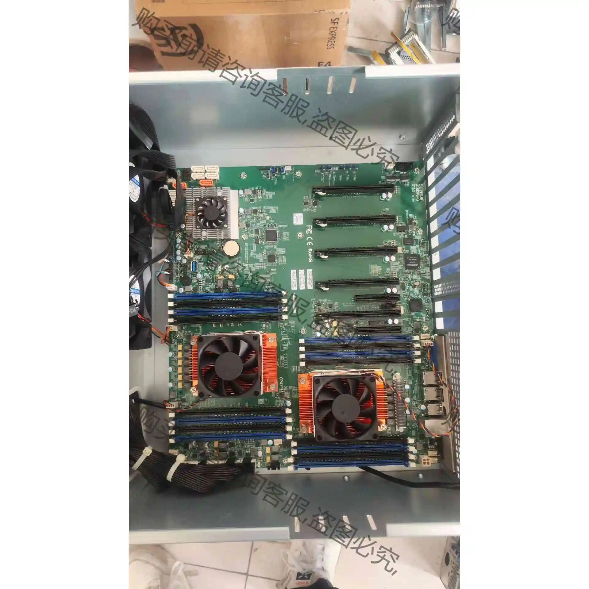 超微X10DRG-Q 4GPU服务器主板 议价产品 原装拆机功能完好