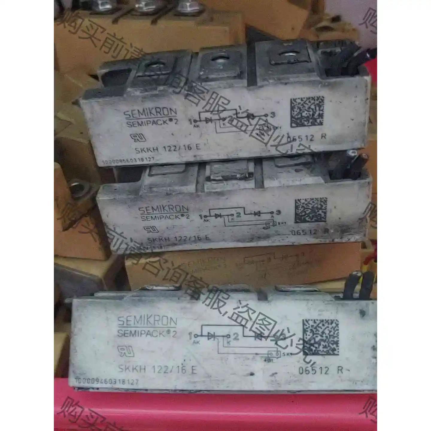 SKKH122/16E可控硅整流模块，只有三只，120圆包邮 议价产品 原装