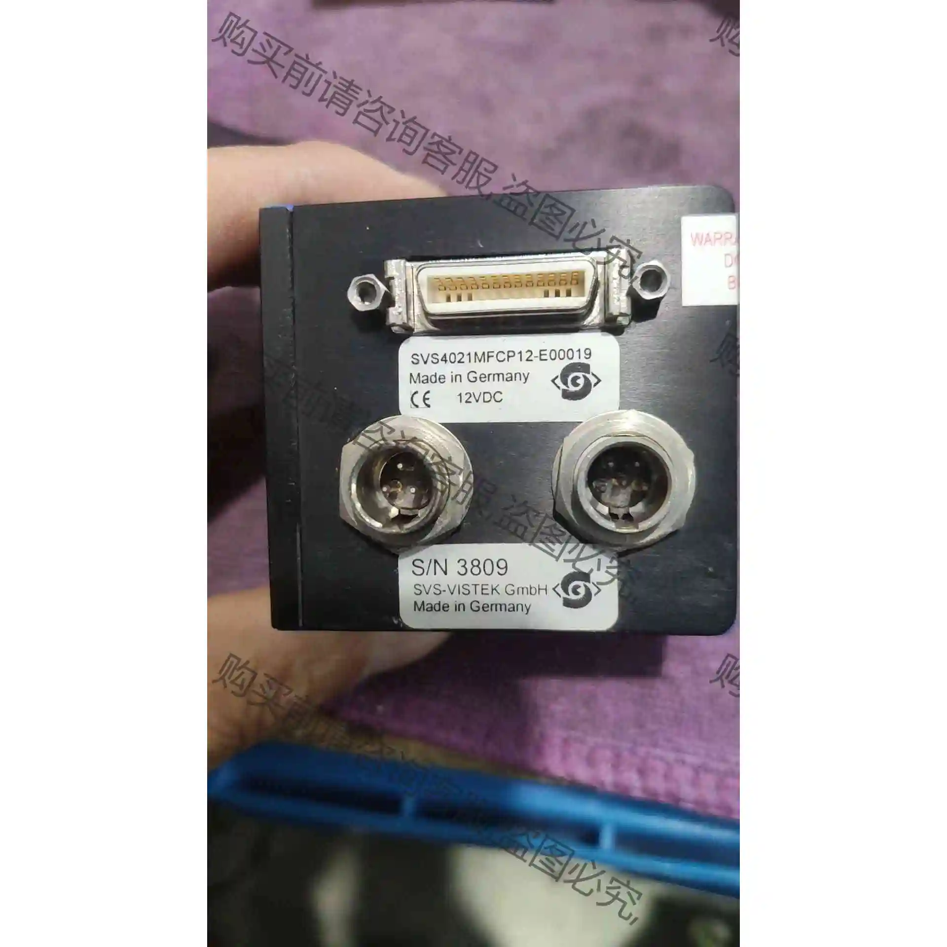 SVS-VISTEK SVS4021MFCP12-E0001 议价产品 原装拆机功能完好