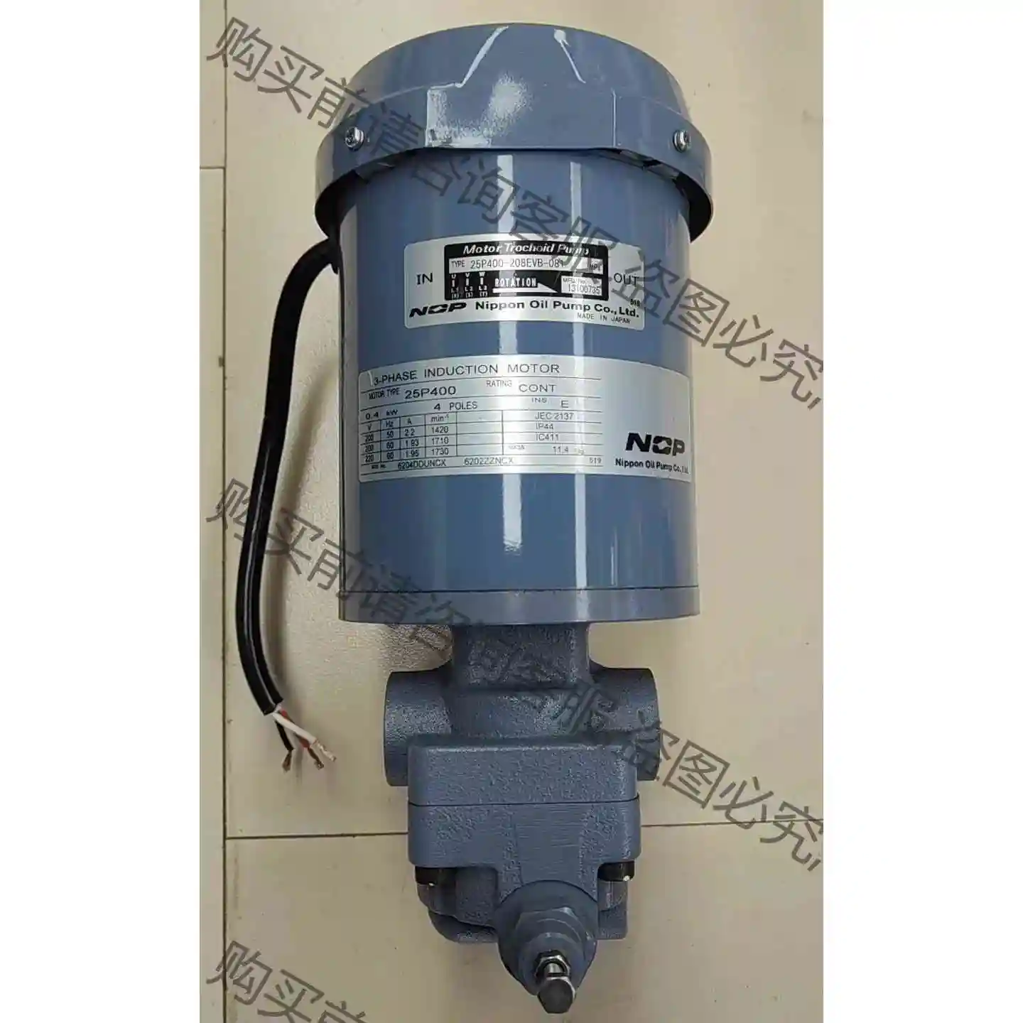 NOP油泵25P400-208EVB-081 ，原装进口，成 议价产品 原装拆机功