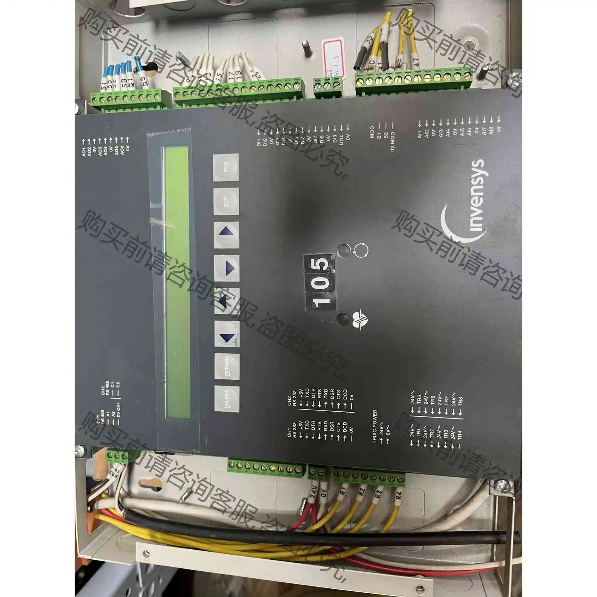 Invensys 0579-1-862 现货两台，成色如图！ 议价产品 原装拆机功