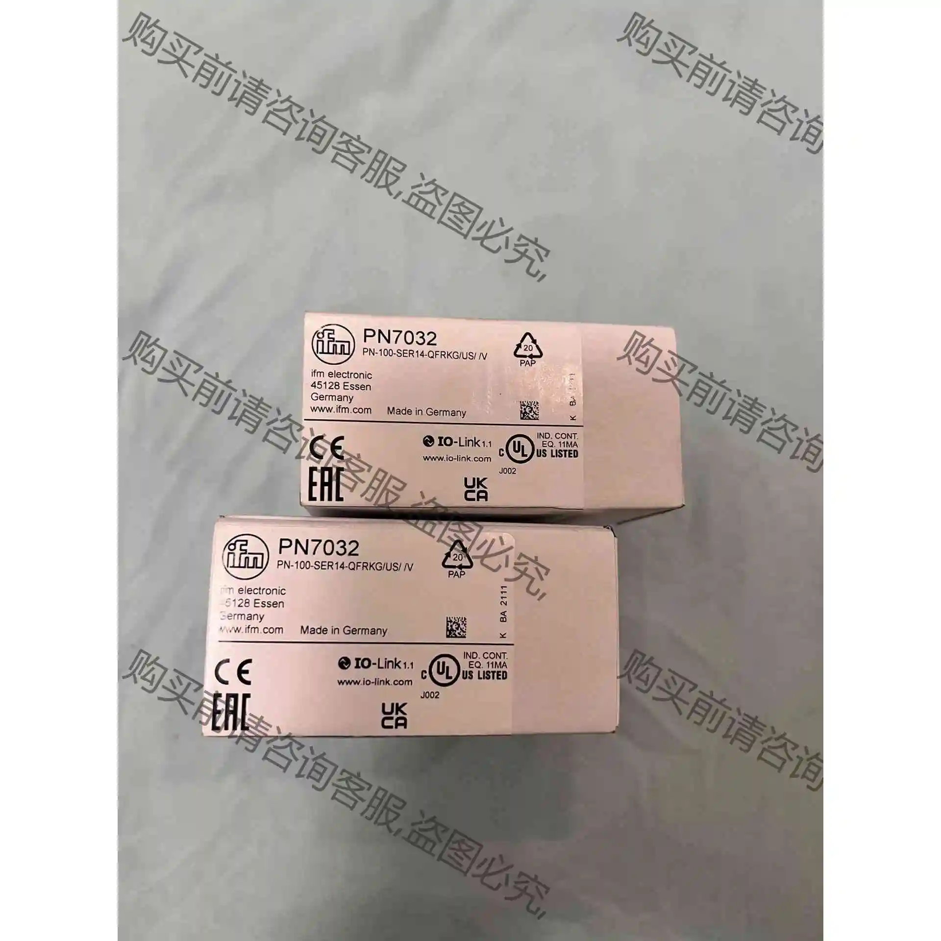 ifm压力计PN7032，全新没有使用过，实物请见下图，单价 议价产品