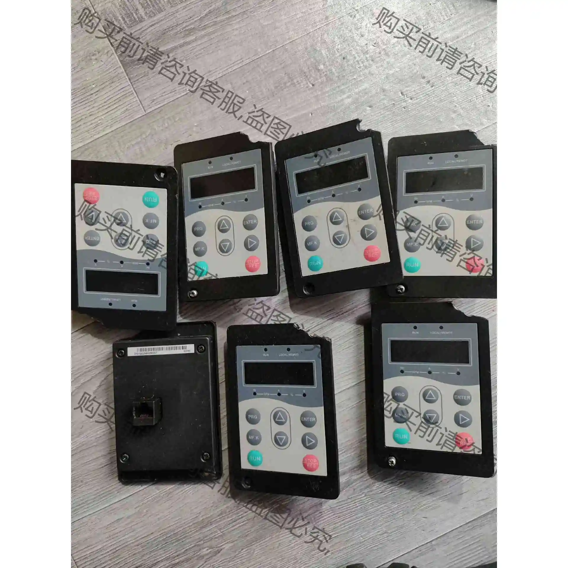 MDKE2。汇川变频器面板。暴力拆卸掉一个角。便宜处理25元 议价产