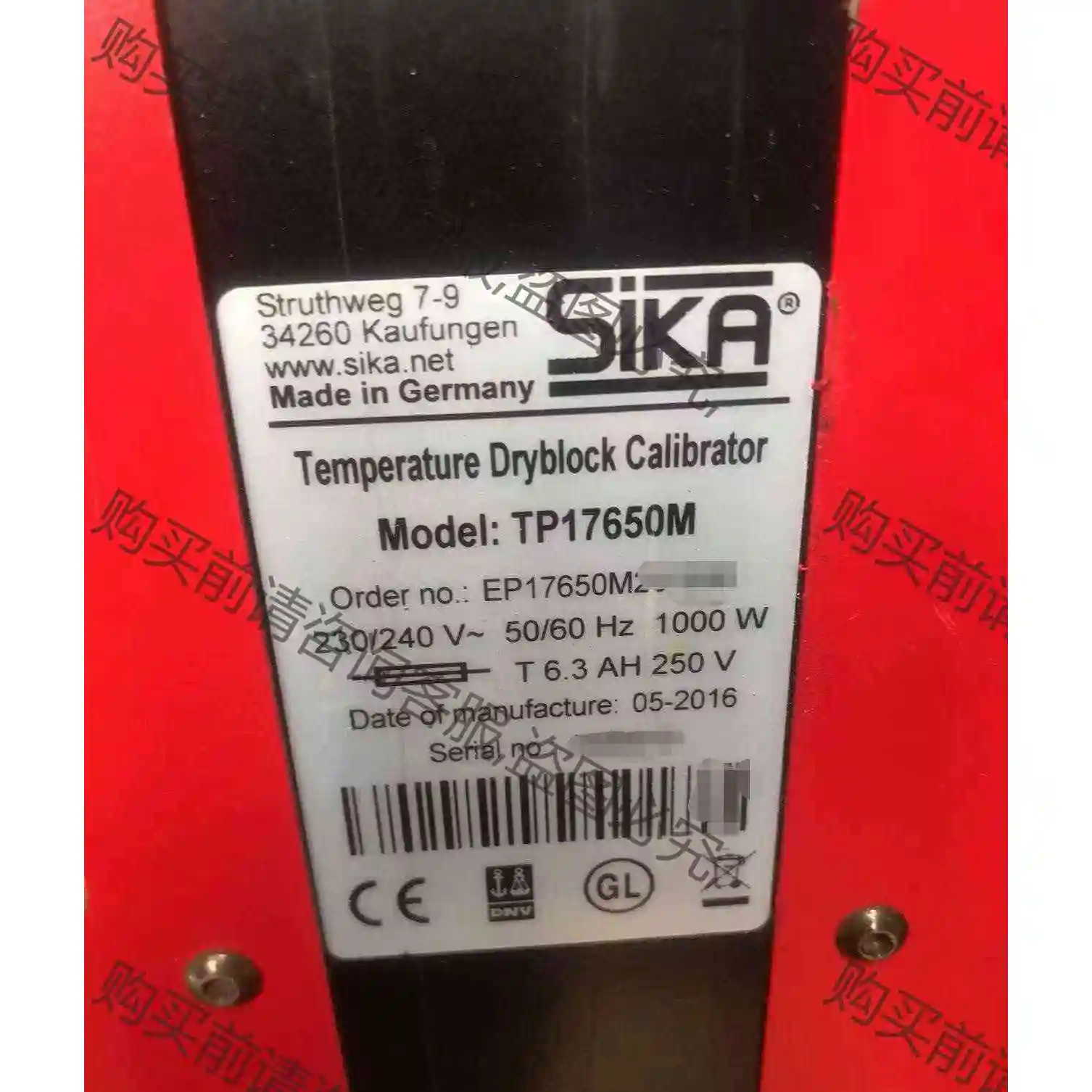SIKA TP17650M校准仪现货出售sika EZ150 议价产品 原装拆机功能