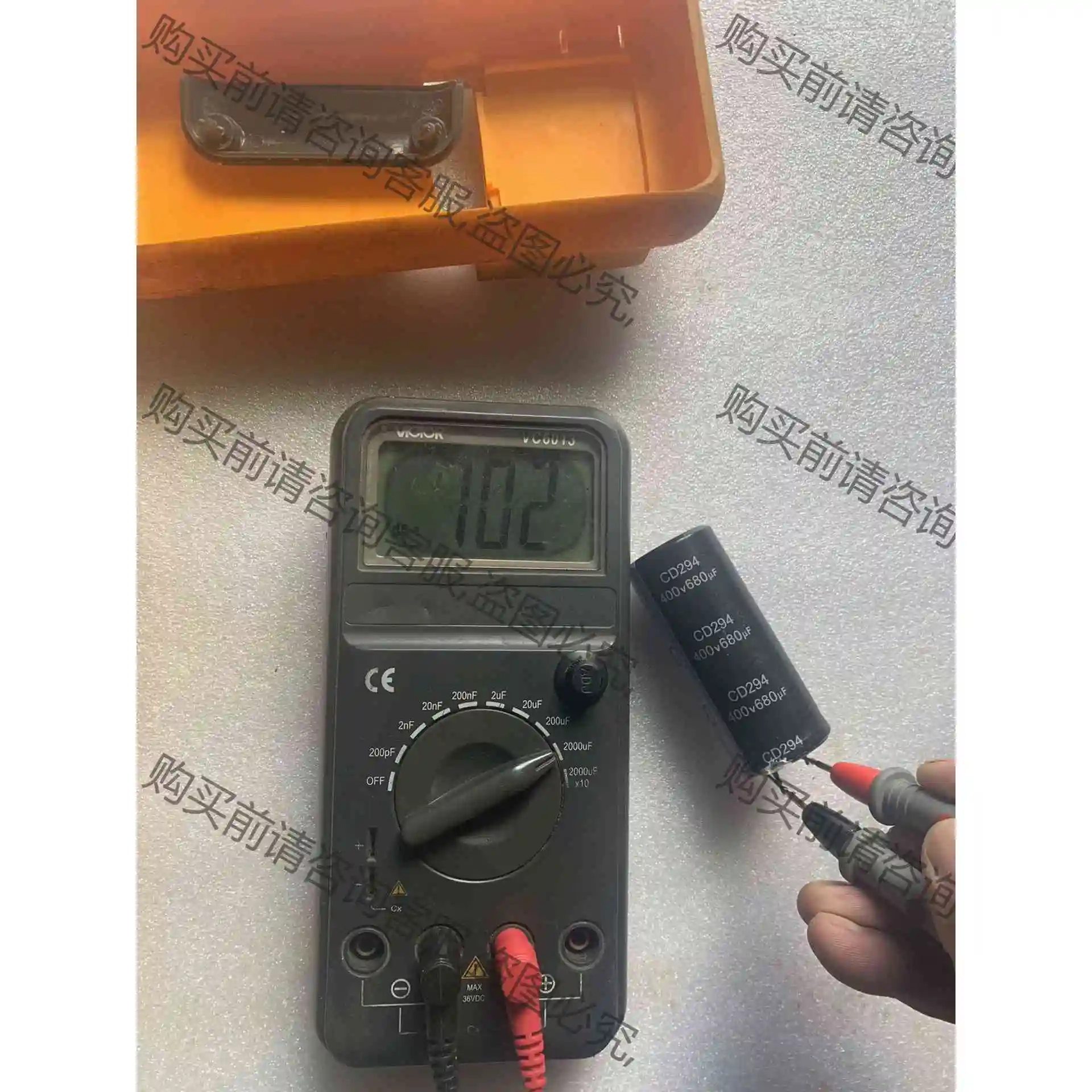 胜利VC6013电容表，测电容专用，功能正常，需要可拍，屏幕 议价