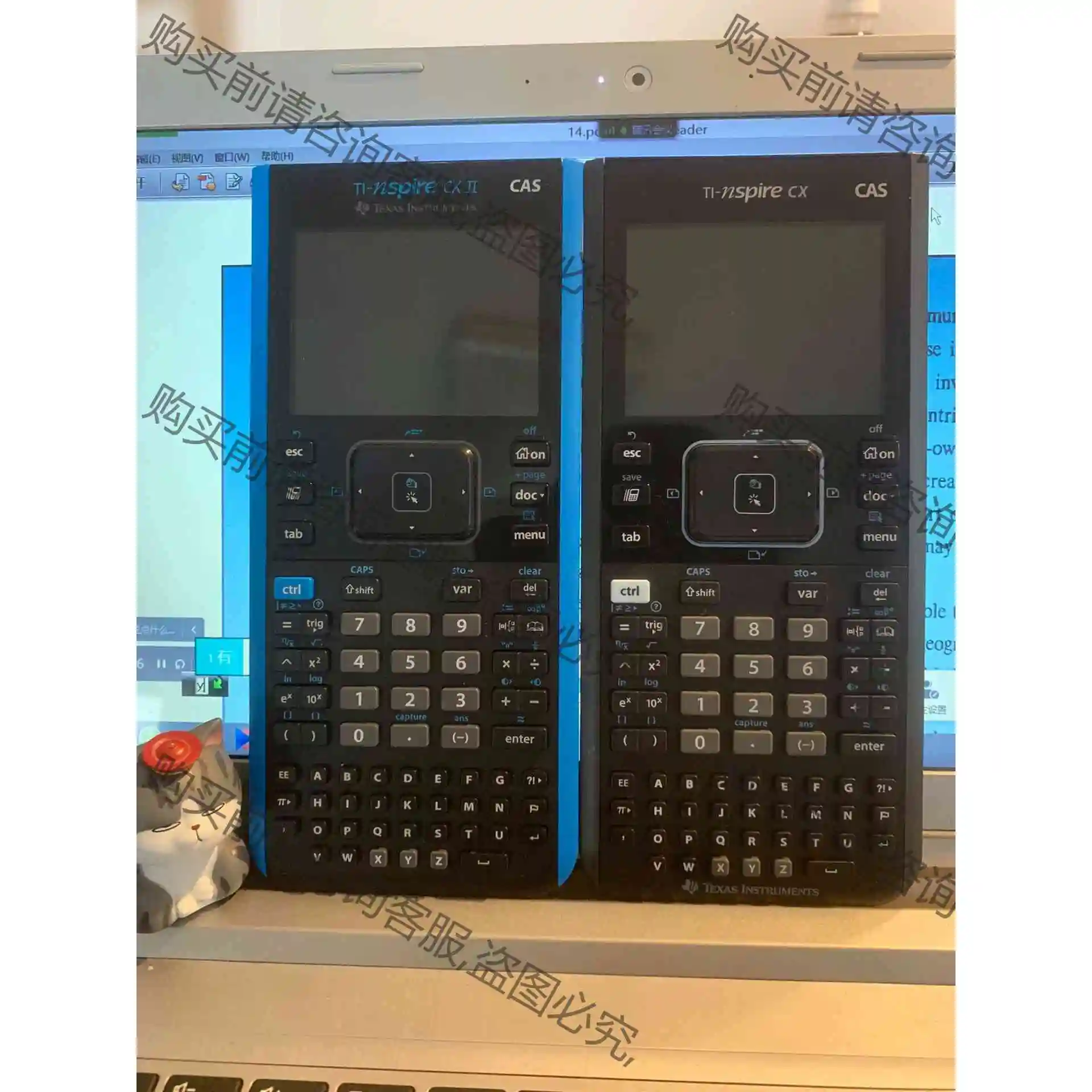 Ti nspire cx cas ii 德州计算器 AP 议价产品 原装拆机功能完好