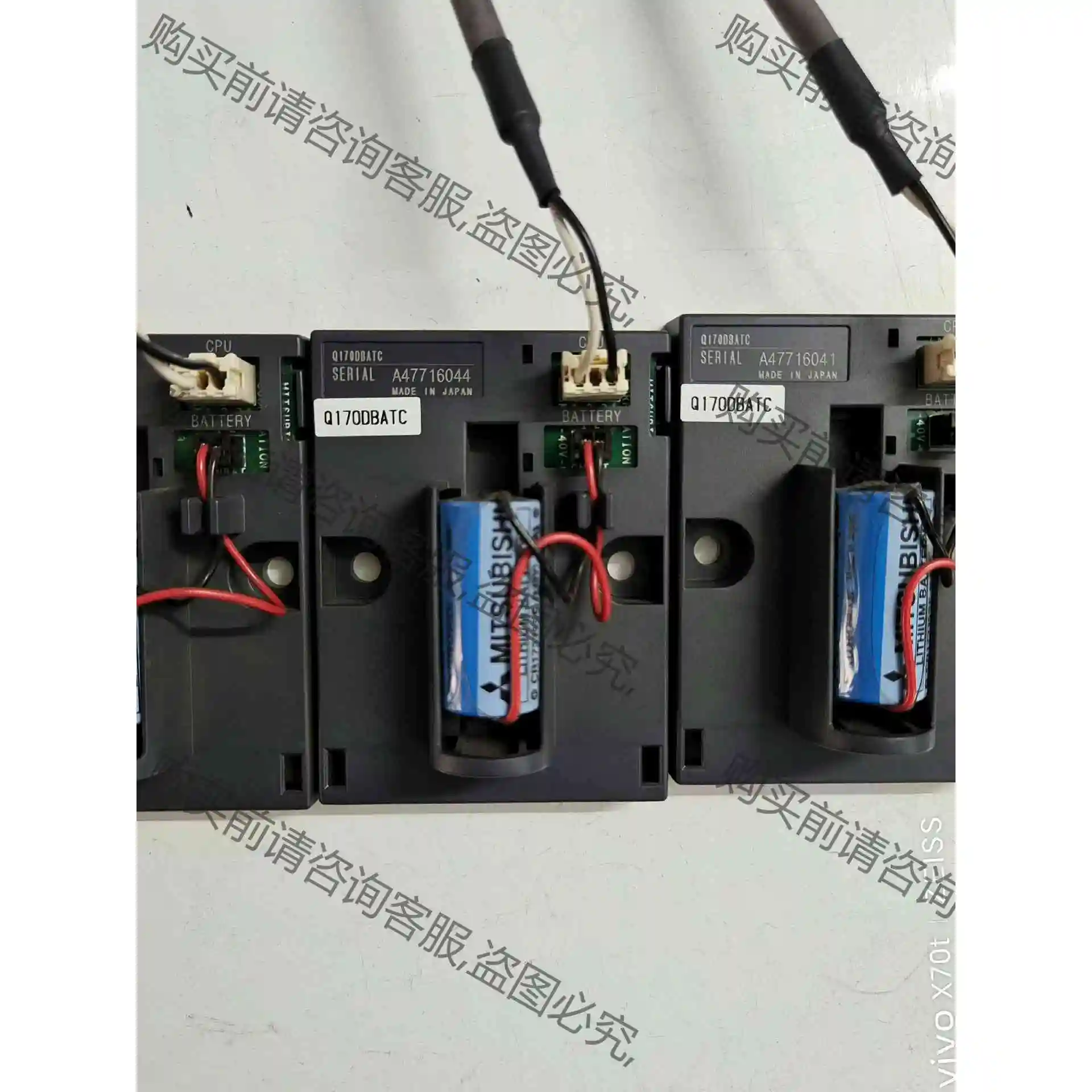 原装拆机三菱Q系列运动控制模块电池盒Q170DBATC，实物 议价产品