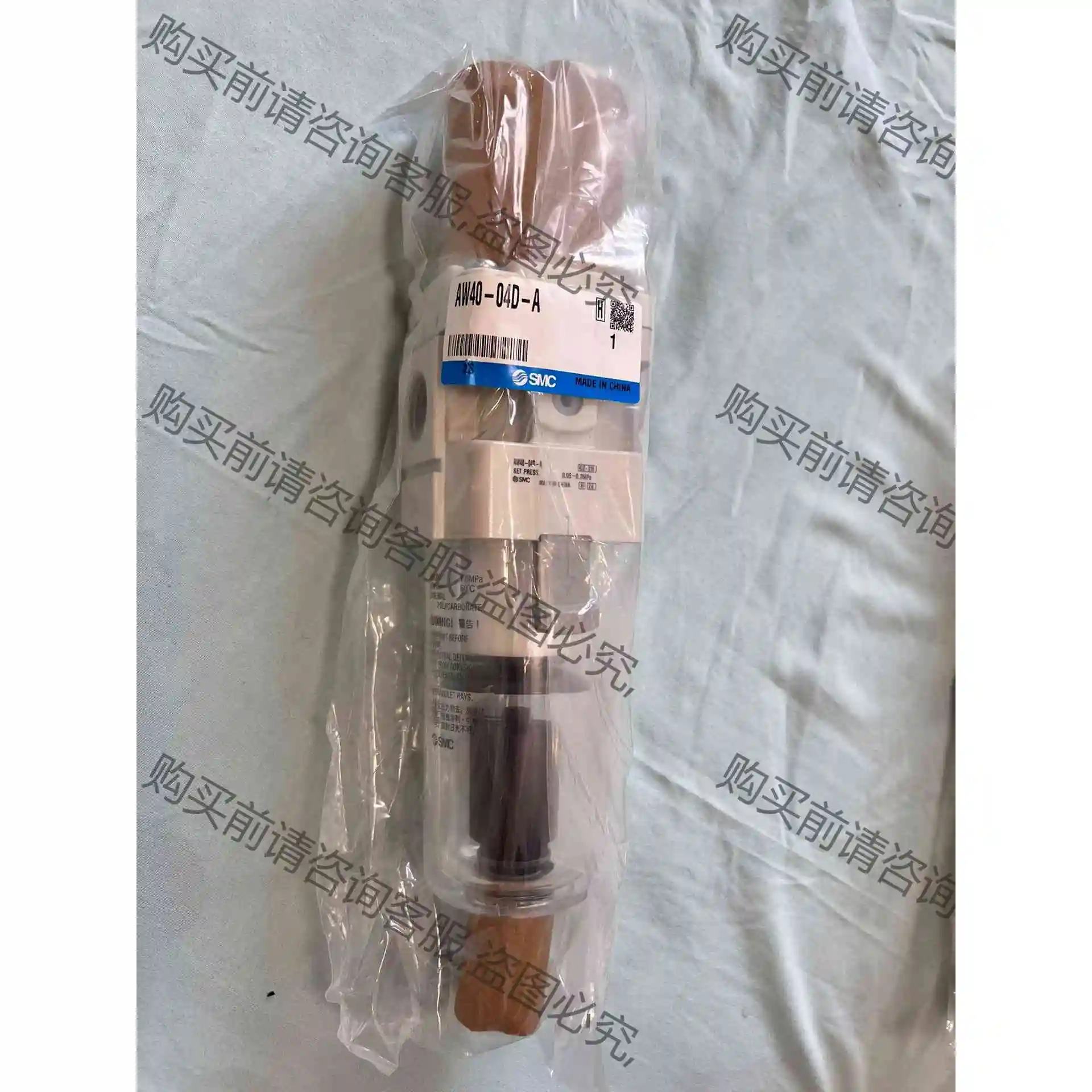 SM过滤器AW40-04D-A，全新未拆封，实物请见下图 议价产品 原装拆