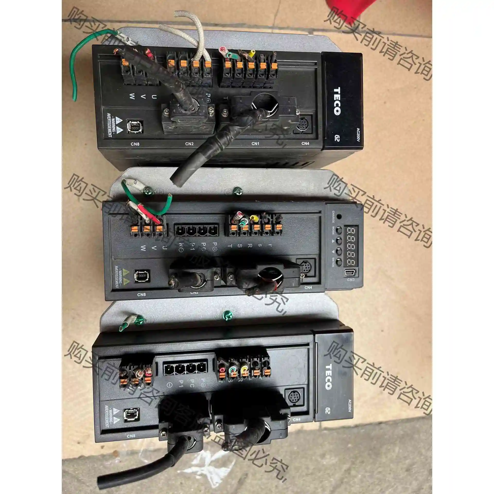 东元伺服驱动器JSDG2S-50A3，拆机货，成色如图，需要 议价产品