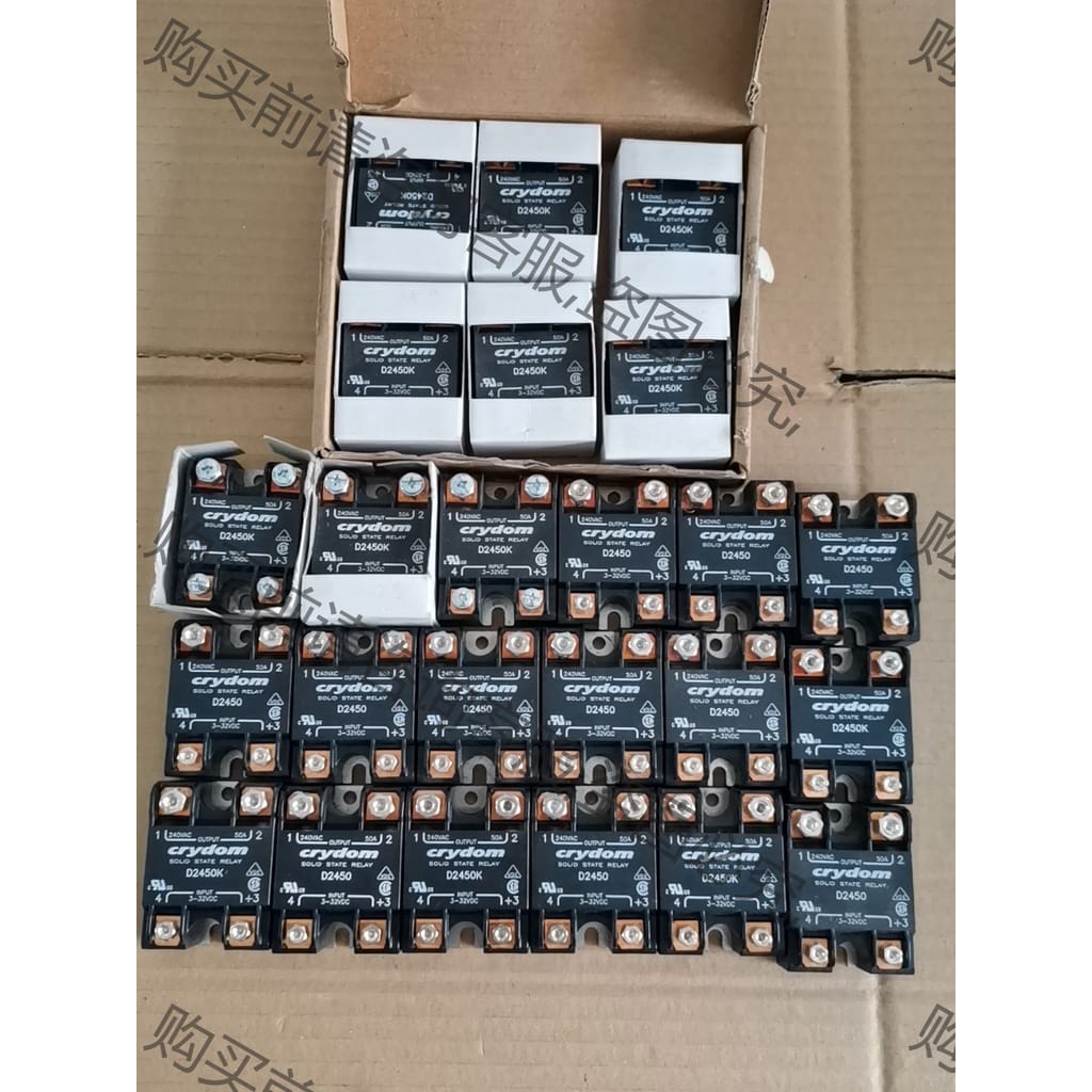 功能正常议价 crydom快达固态继电器D2450，成色如图，全新，有带