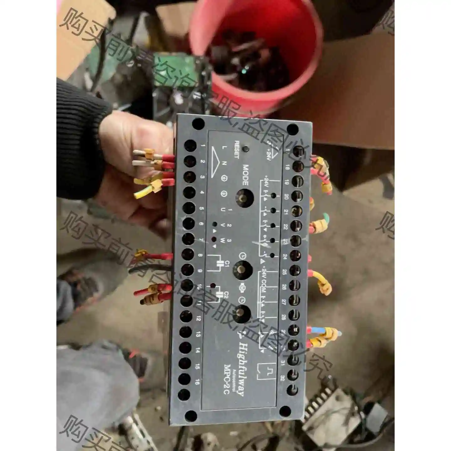 恒富威 HIGHFULWAY自动栏杆机道闸主控器MPC-2C 议价产品 原装拆