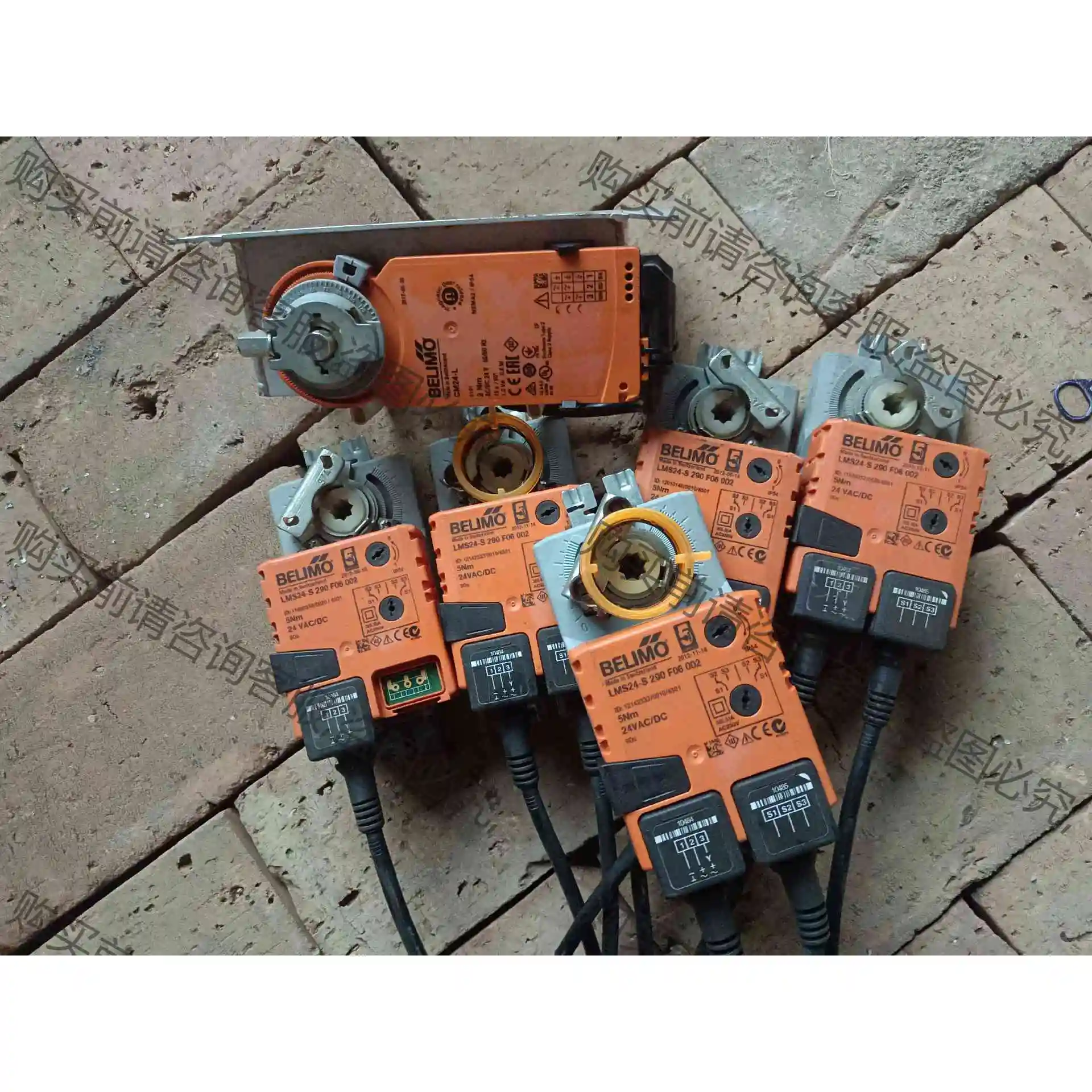 搏力谋电动风阀执行器LMS24-S，6个几乎 议价产品 原装拆机功能完