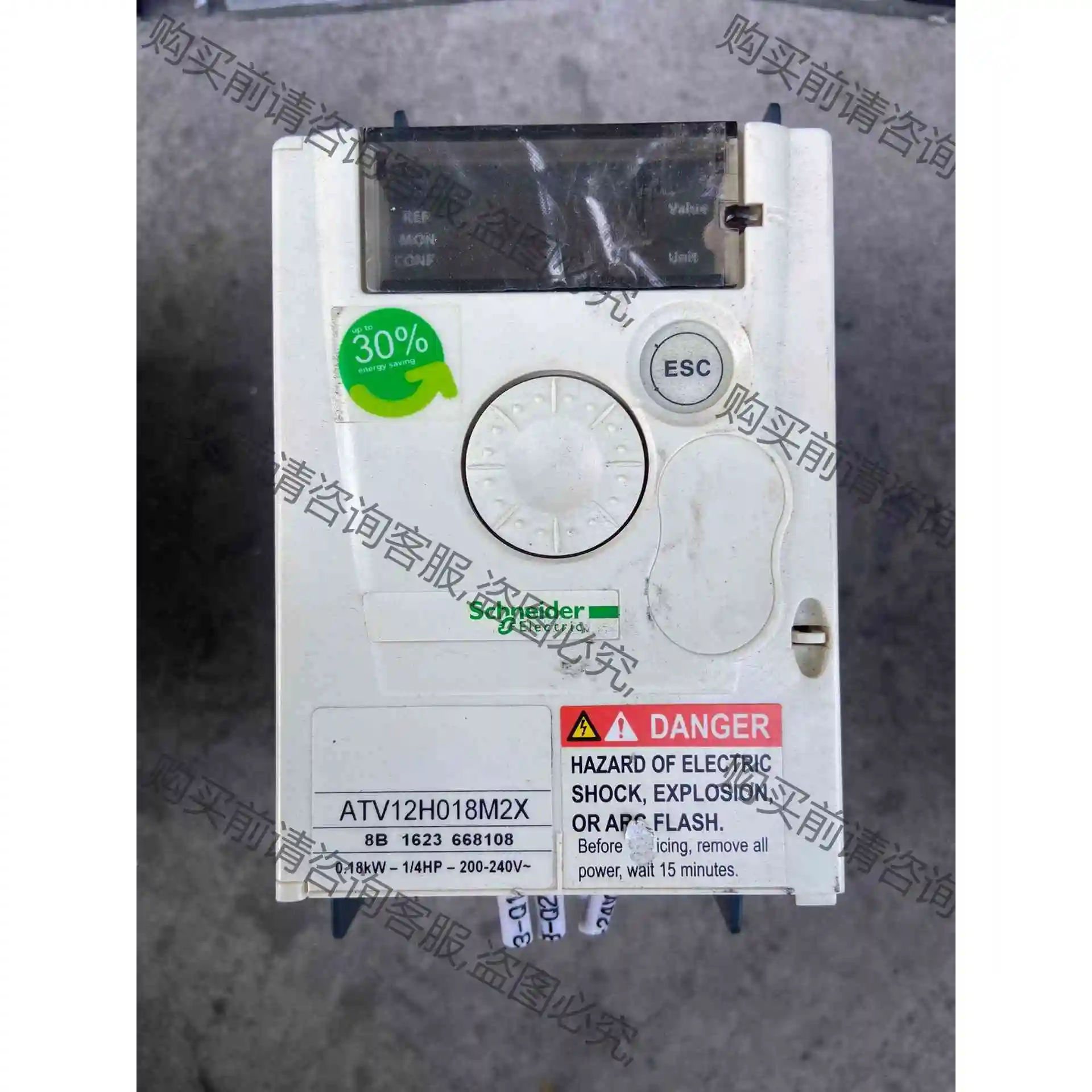 施耐de变频器 原装拆机ATV12H018M2X 0.18KW 议价产品 原装拆机功