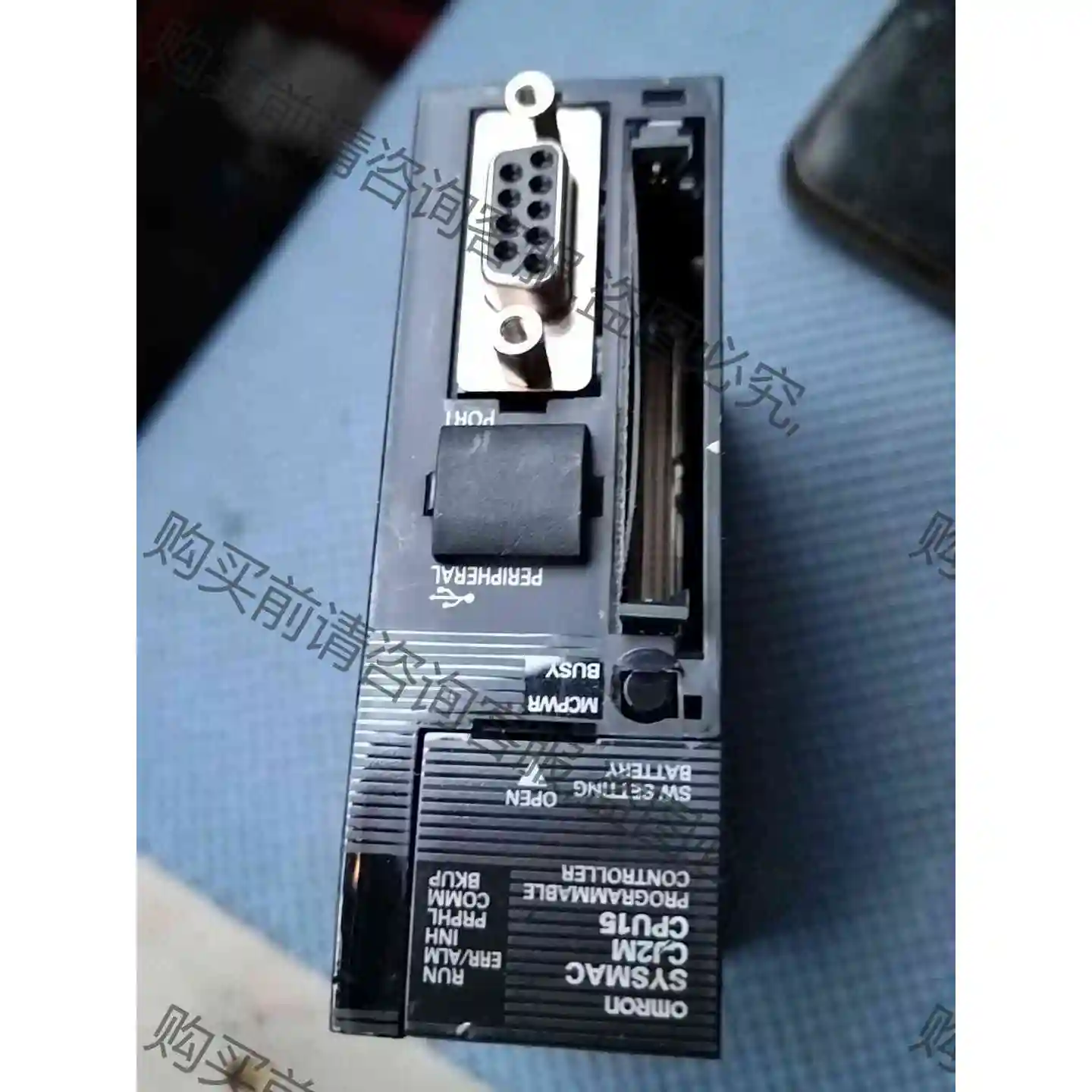 欧姆longPLC，型号CJ2M CPU15，成色见图有划痕无破损 议价产品