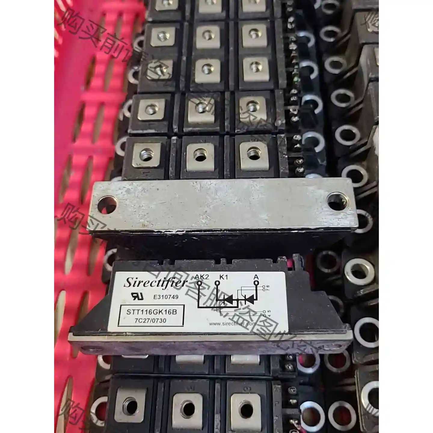 STT116GK16B可控硅模块，116A1600V，进口拆 议价产品 原装拆机功