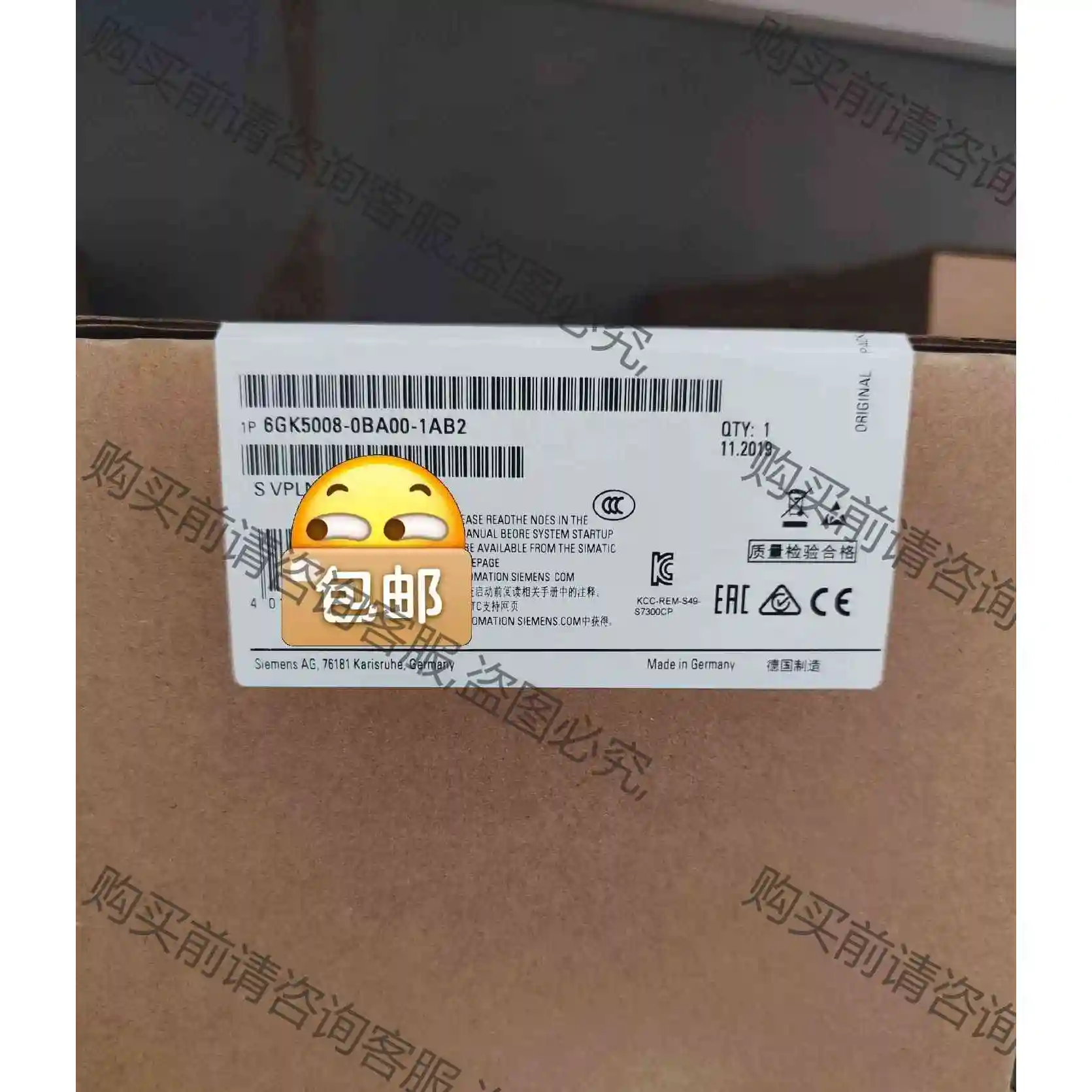 6GK5008-0BA00-1AB2 西门zi交换机 全新未拆 议价产品 原装拆机功