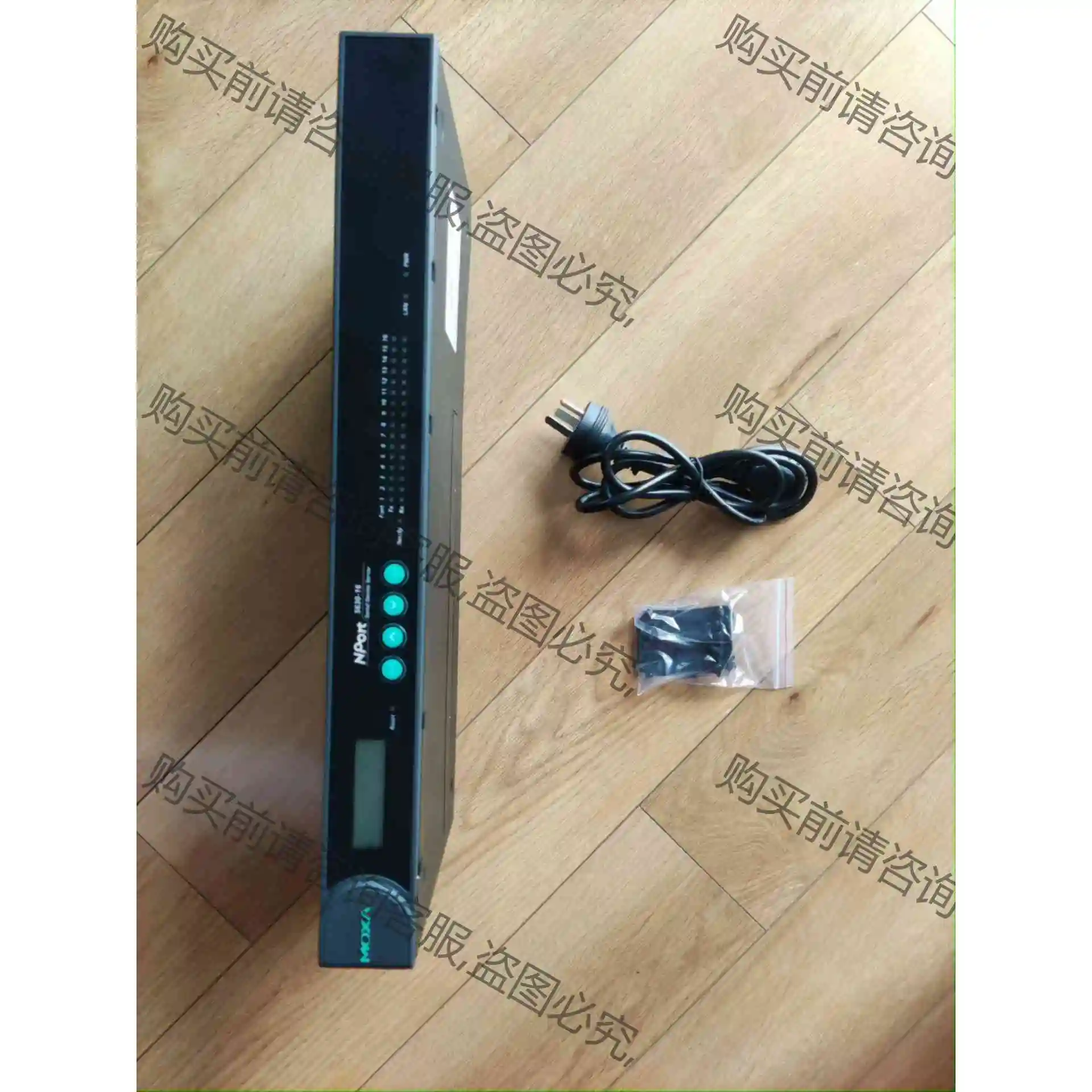 MOXA NPORT5630-16 串口服务器 议价产品 原装拆机功能完好