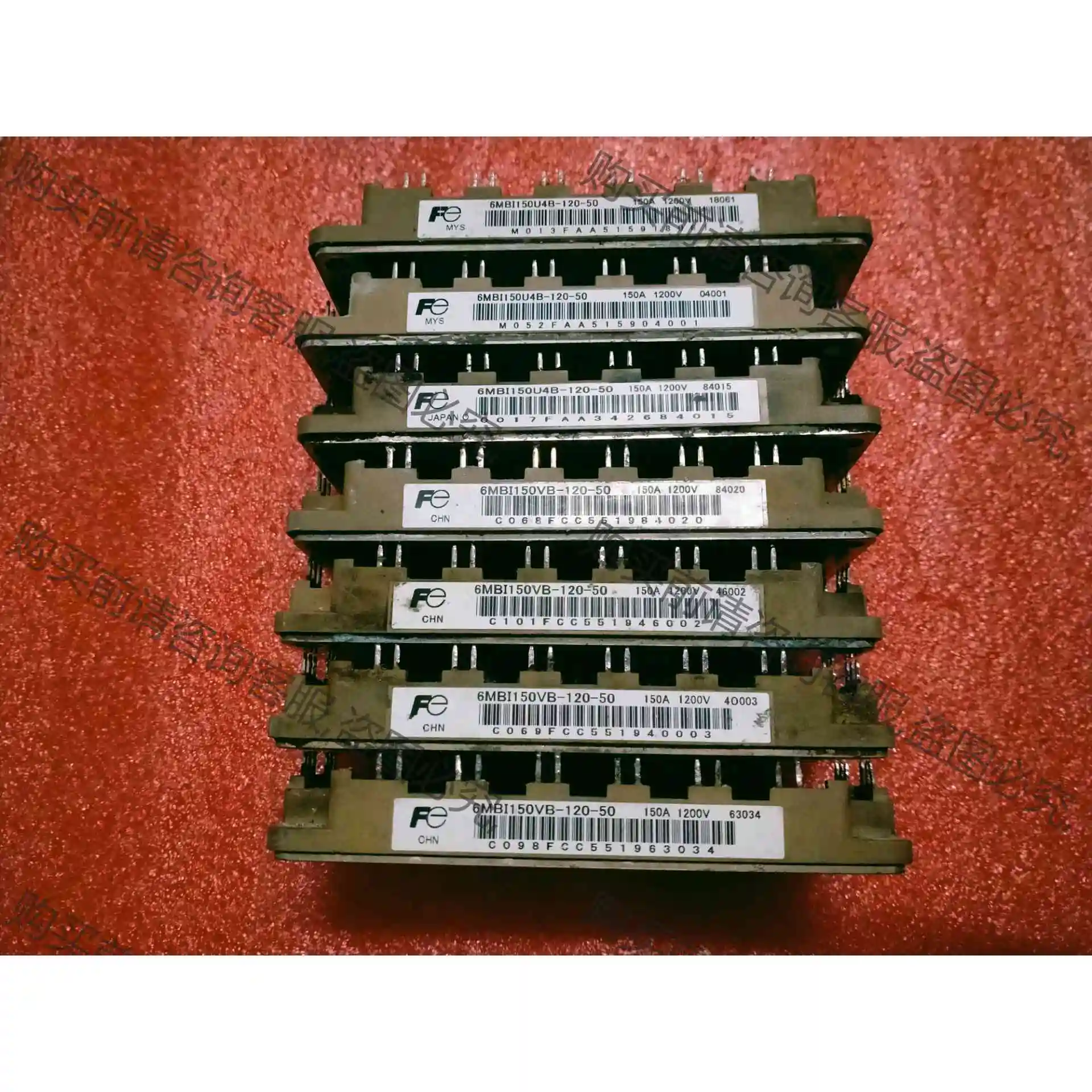 6MBI150VB120-50 6MBI150U4B120 议价产品 原装拆机功能完好