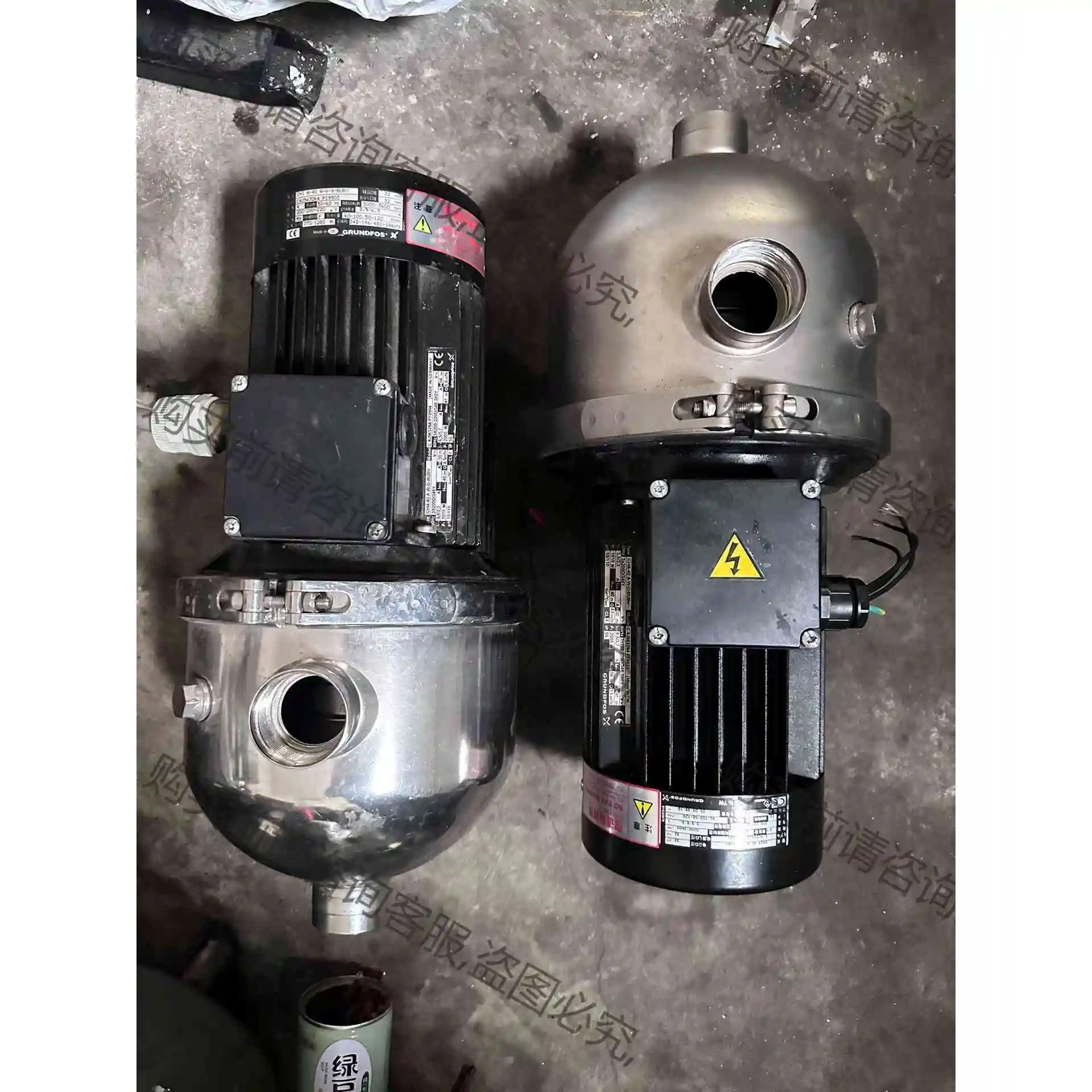 格兰富增压水泵CHI4-40 议价产品 原装拆机功能完好