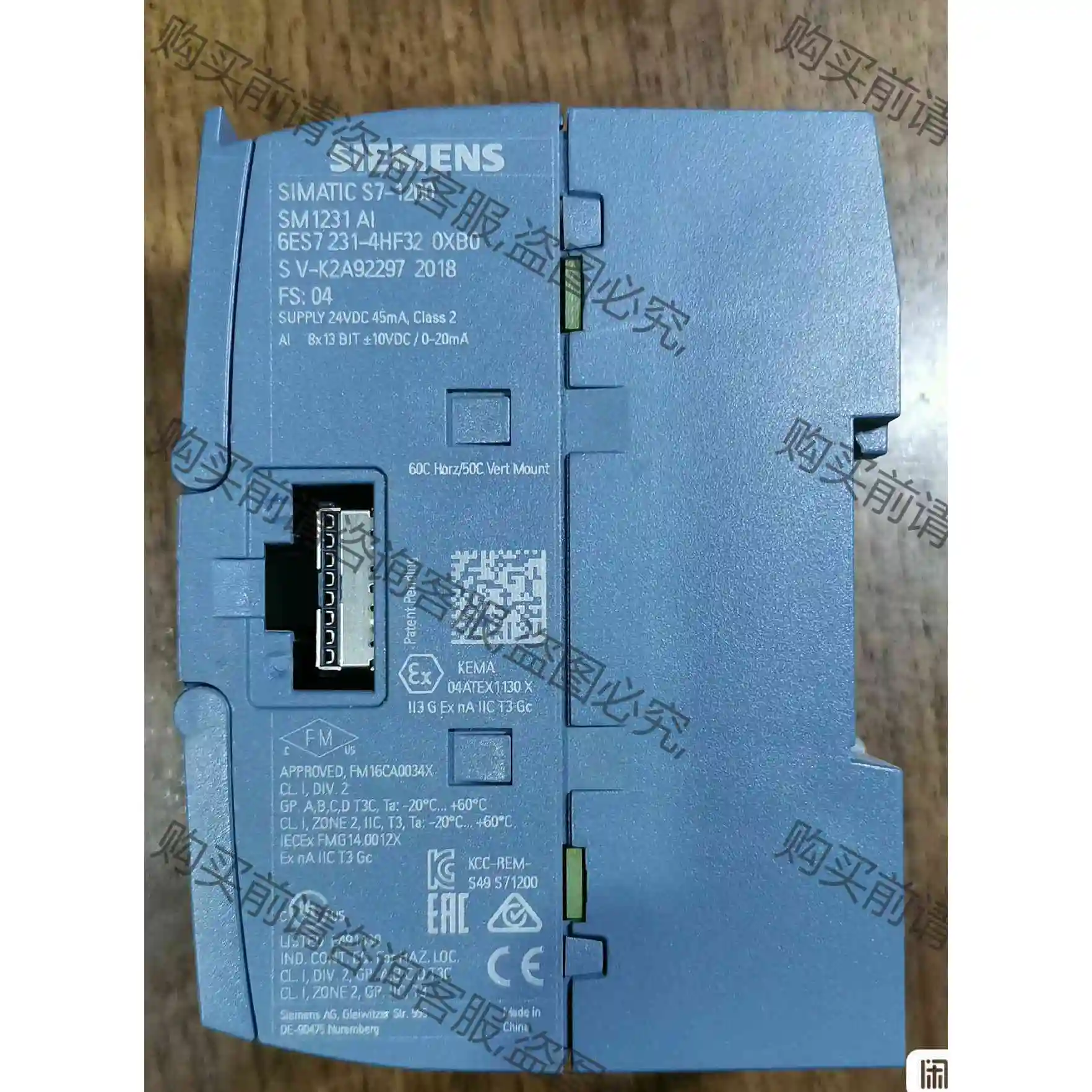 西门zi1231-4HF32，8路AI模拟量输入模块 西门zi6 议价产品 原装