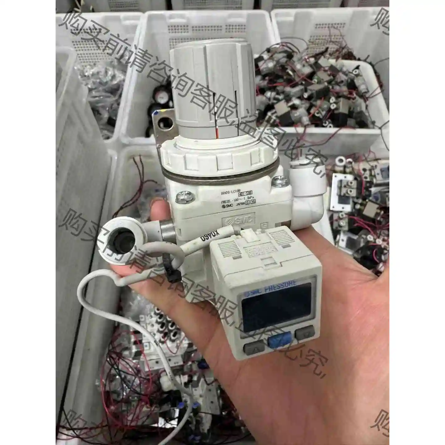 负压调压阀IRV20-LC10B。负压表ZSE30A-01- 议价产品 原装拆机功