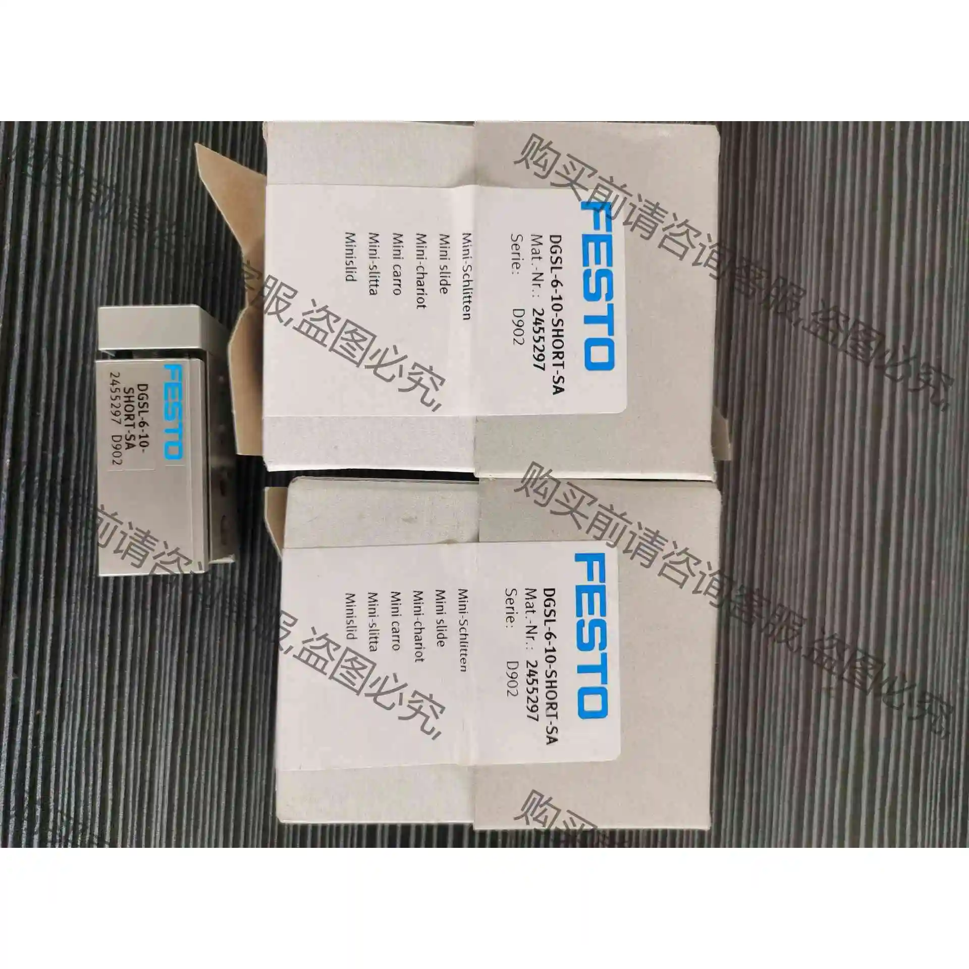 FESTO滑台气缸DGSL-6-10-SHORT-SA货号： 议价产品 原装拆机功能
