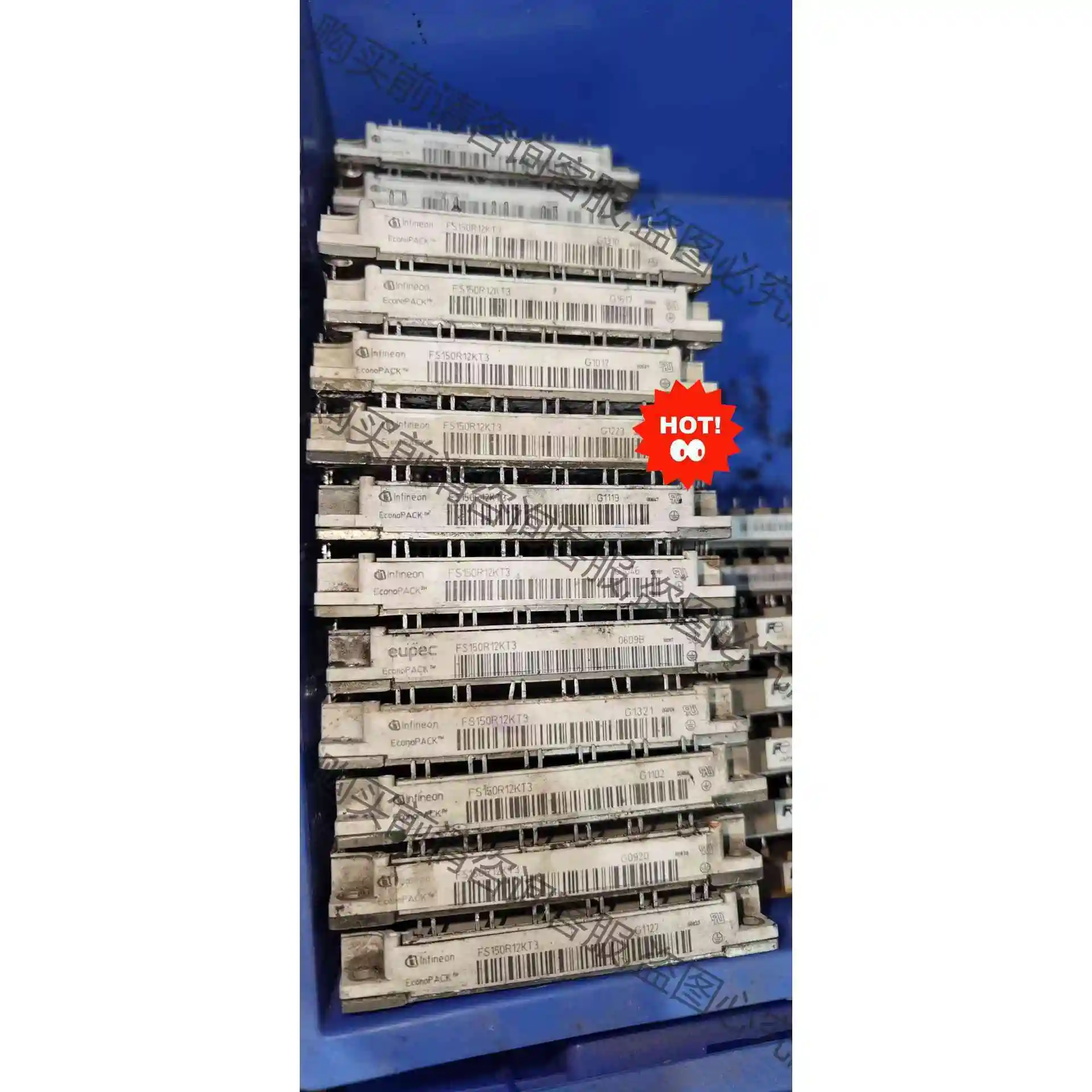 英飞凌模块FS150R12KT3 FS100R12KT3 F 议价产品 原装拆机功能完