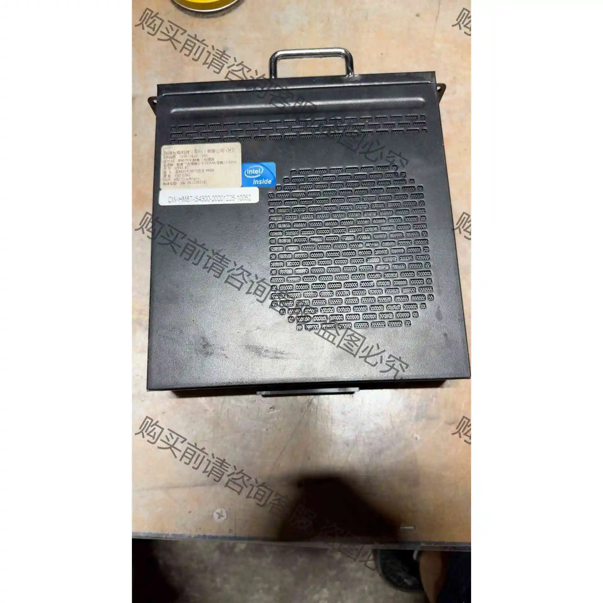 工控机，i5-4300m处理器，8g三代内存，128g ms 议价产品 原装拆