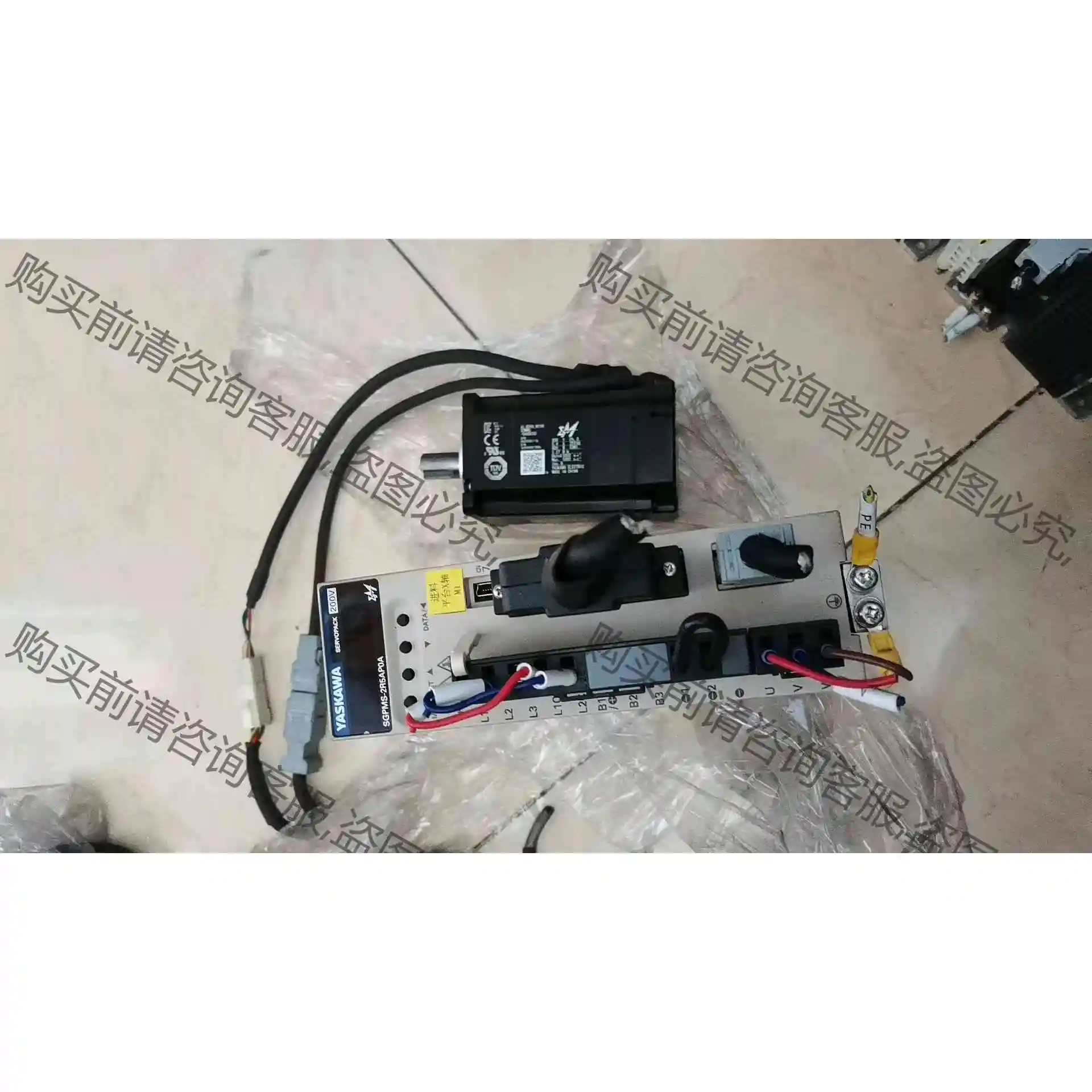 安川伺服SGPMS-2R5AP0A SGMMS-04ADC6 议价产品 原装拆机功能完好