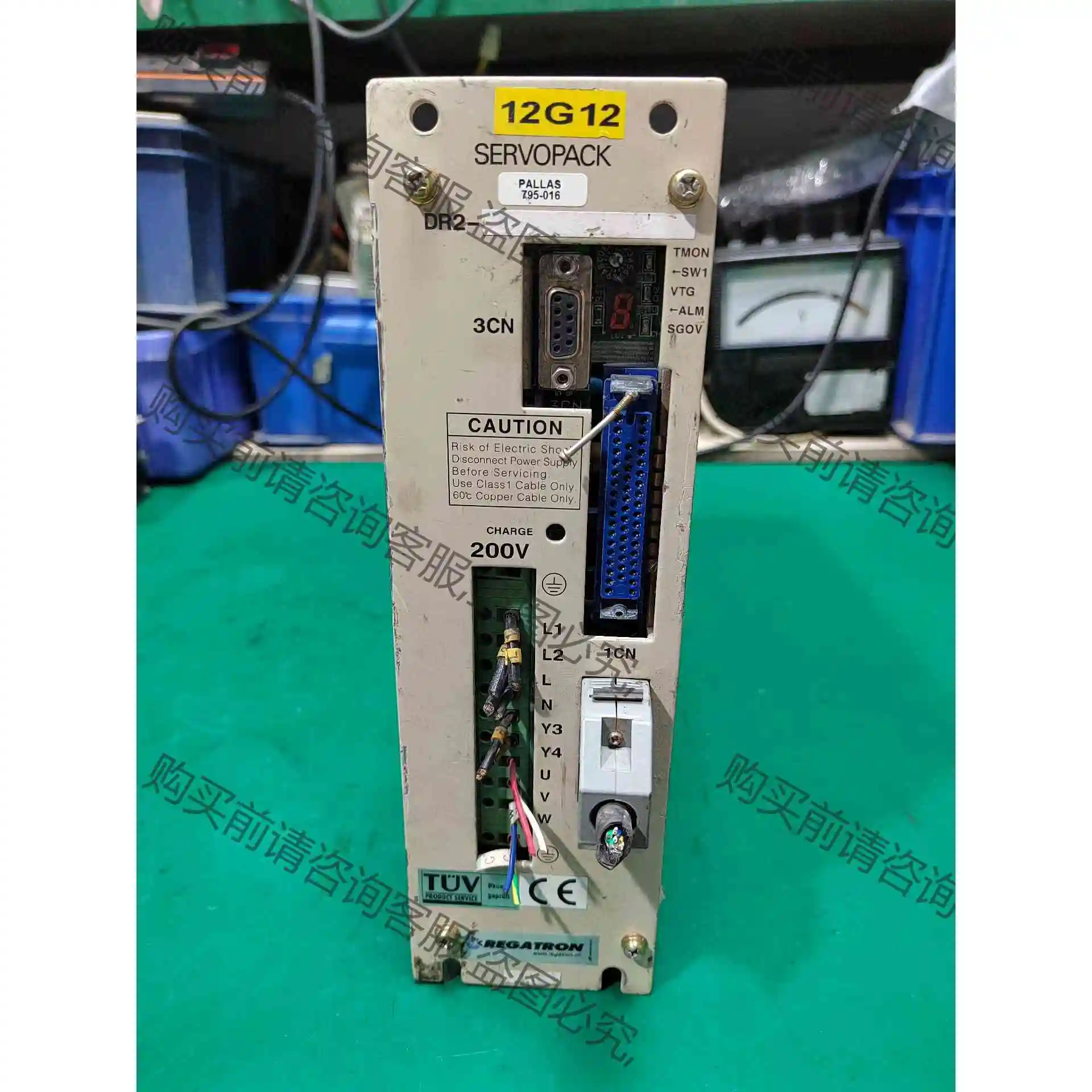 YASKAWA 安川 DR2-08AC 0.75KW .4 议价产品 原装拆机功能完好