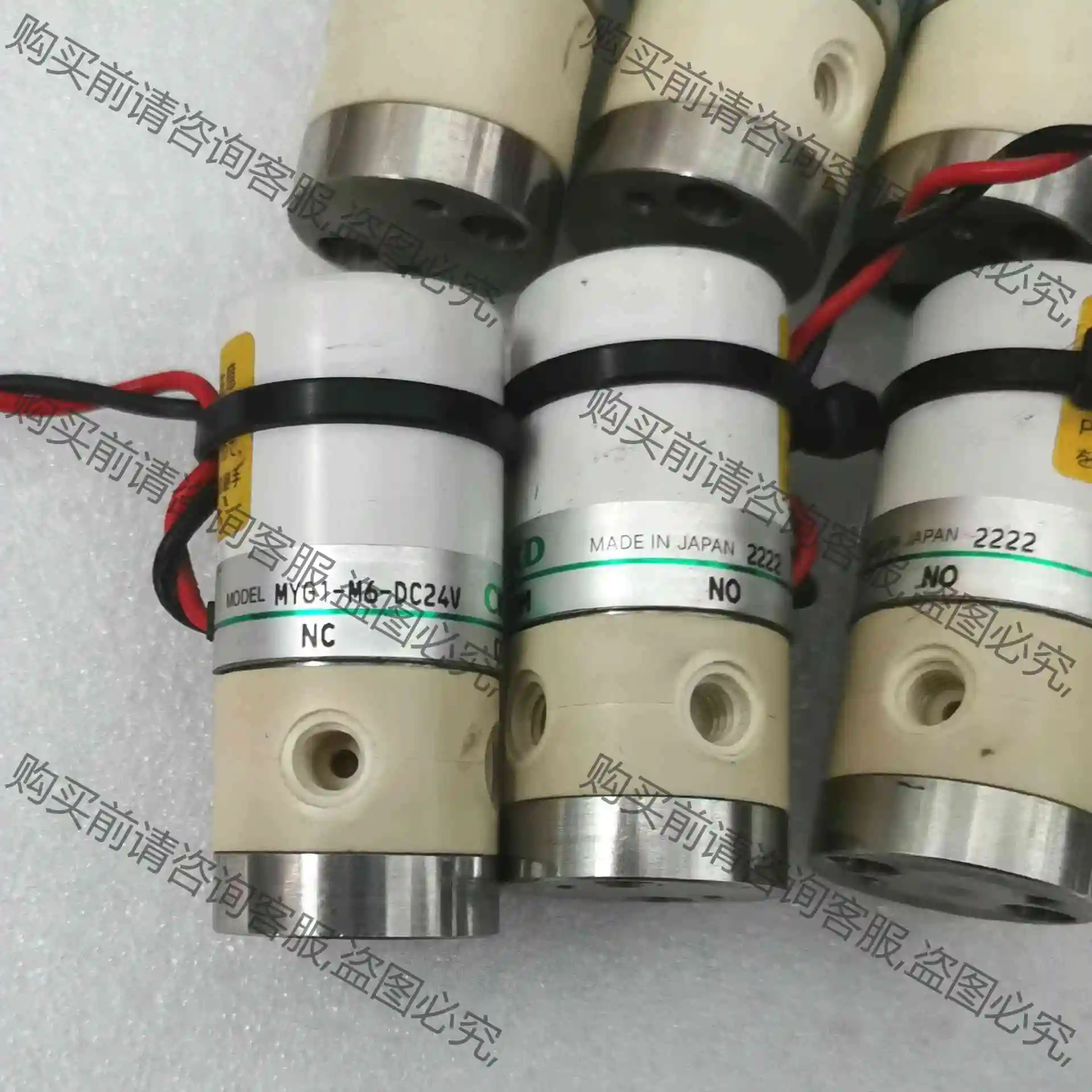 CKD电磁阀MYG1-M6-DC24V，二手实物如图，功能正 议价产品 原装拆