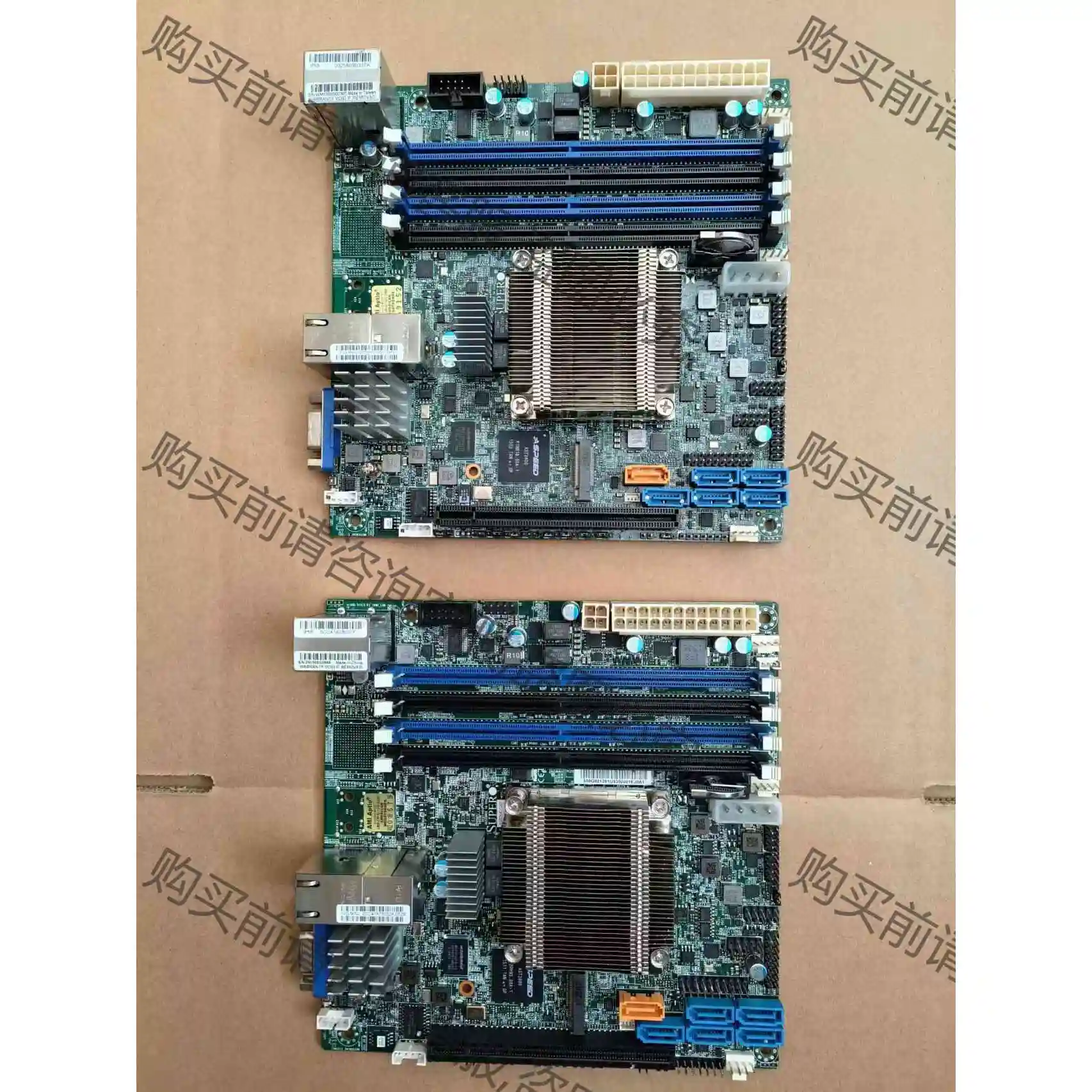 马里奥问号箱同款双万兆主板/ITS x10sdv-4c-tl 议价产品 原装拆