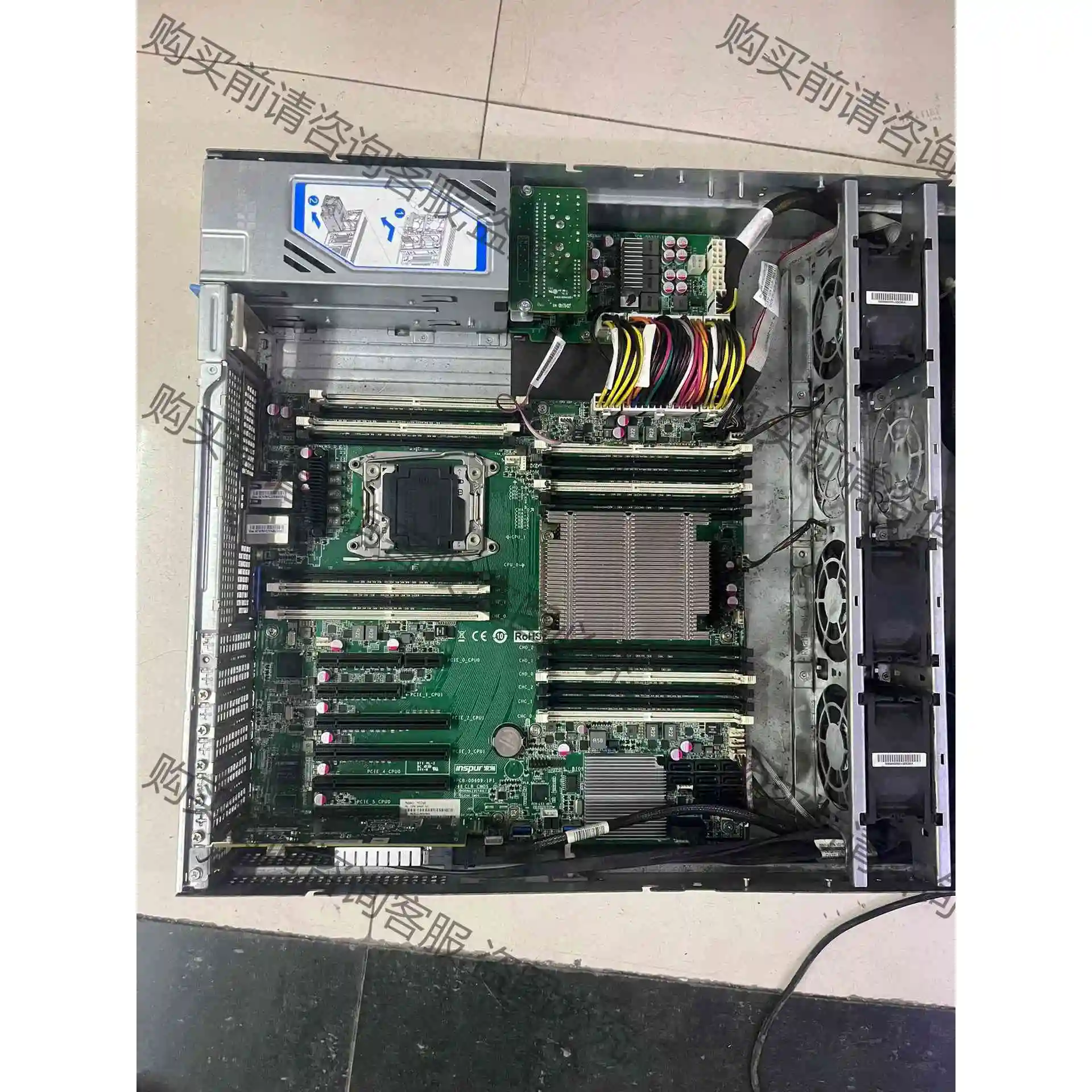 出两台浪潮NF5270M4 服务器平台 浪潮YPCB-006 议价产品 原装拆机