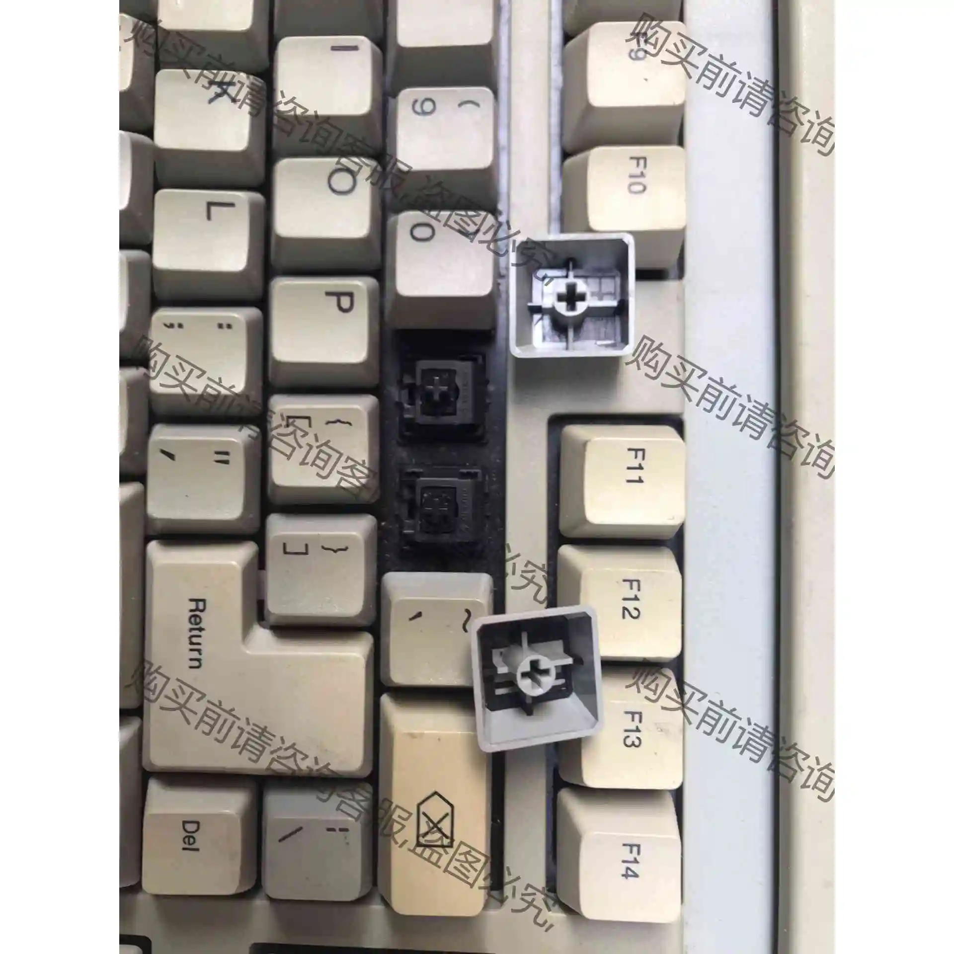 樱桃 黑轴 老键盘 水晶头 售出BUTUI 议价产品 原装拆机功能完好