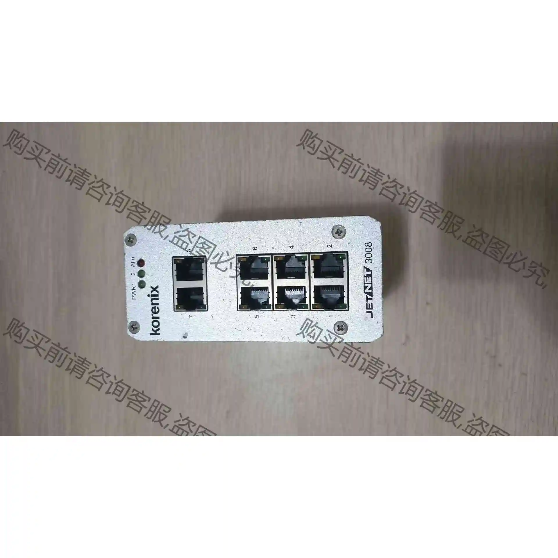 二手拆机korenix 工业交换机 JETNET 3008， 议价产品 原装拆机功