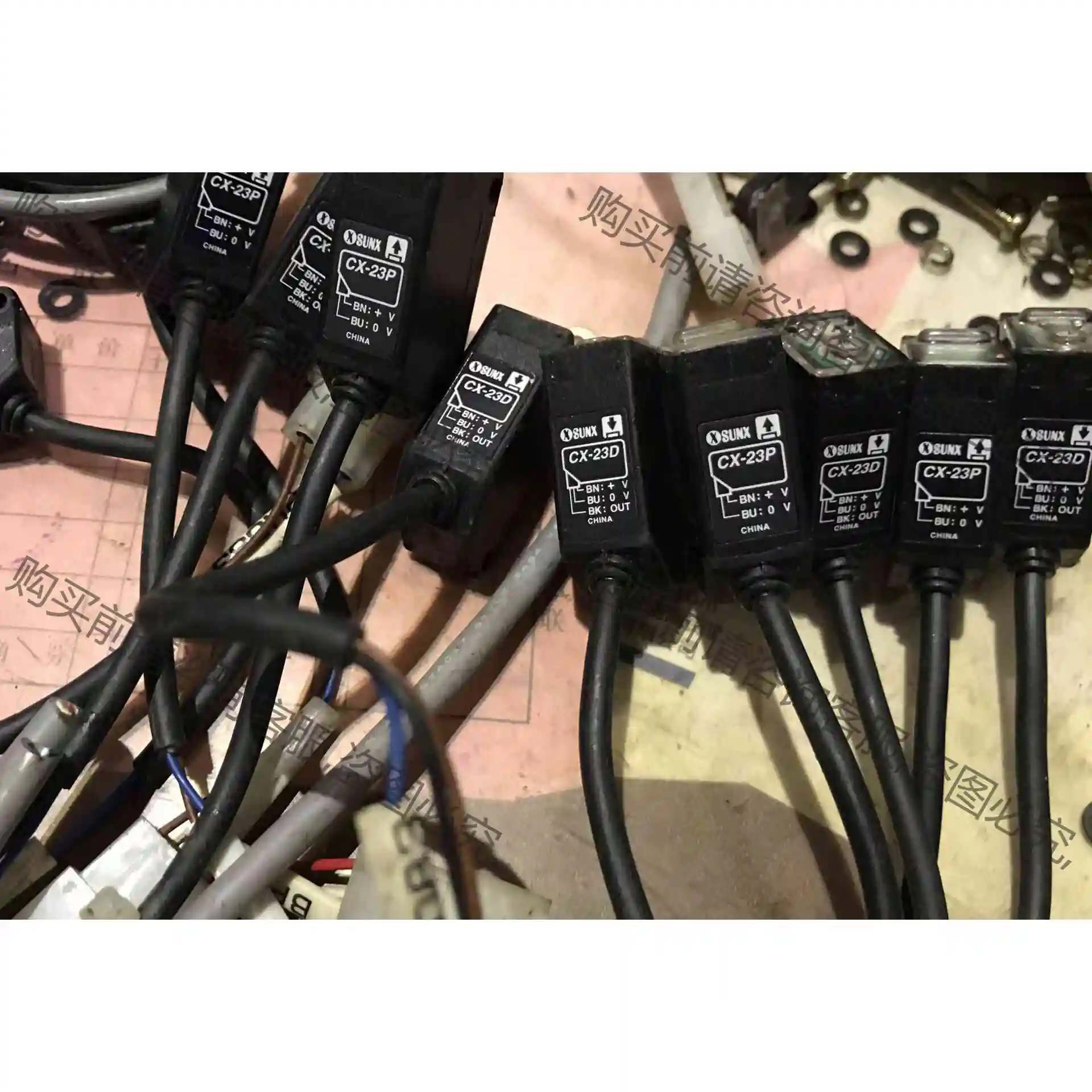 拆机原装神视SUNX对射光电传感器CX-23D CX-23P 议价产品 原装拆