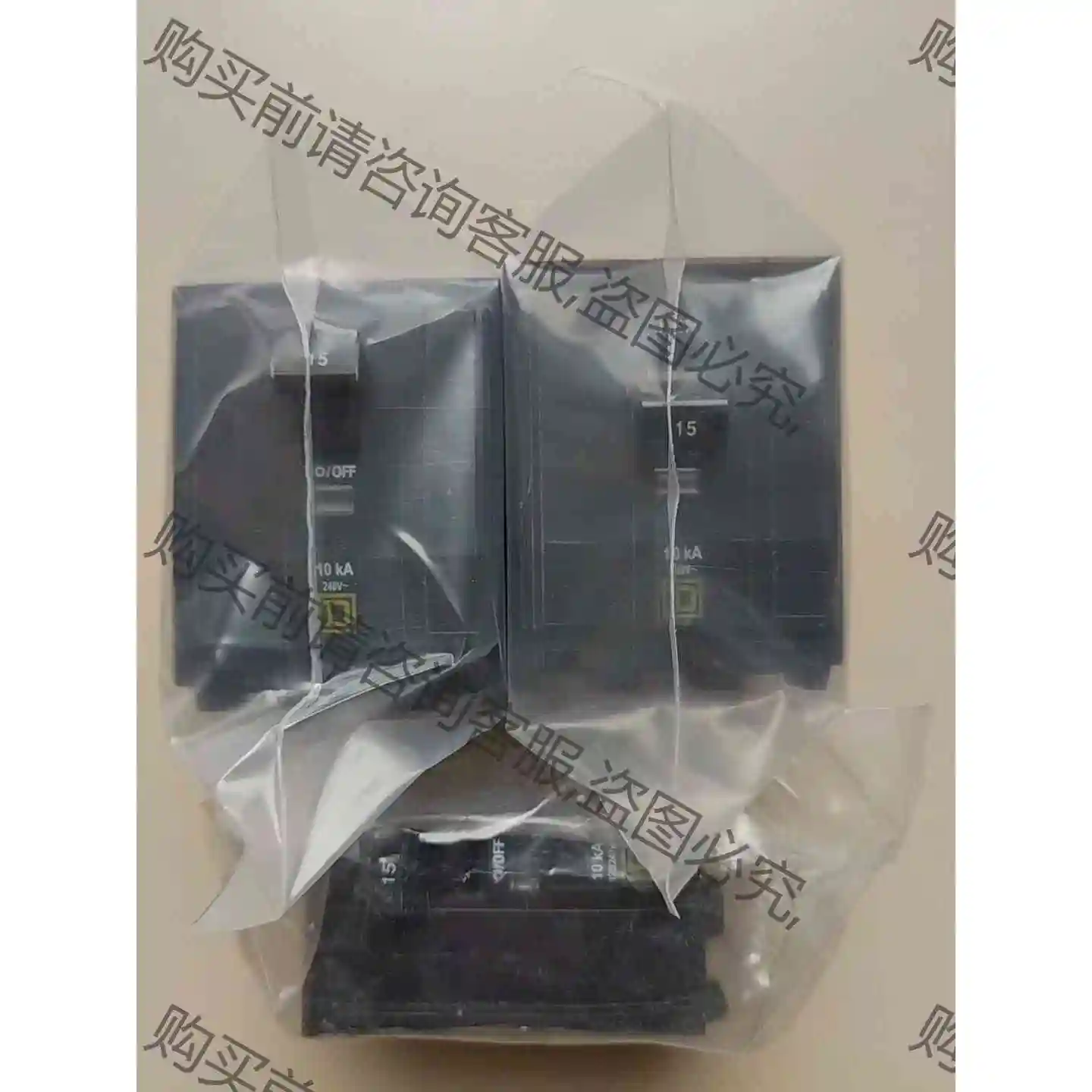 美国Square D 10kA 3P断路器,一个全新2P的, 议价产品 原装拆机