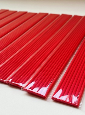 大红色香薰纤维棒无火香薰精油藤条挥发棒纤卧室香水扩香香薰配件