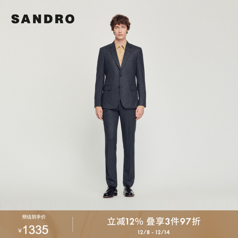 SANDRO秋季商务休闲西装