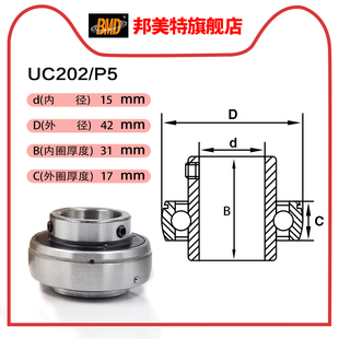 瑞典BMD进口外球面轴承UC 205 208 209 204 207 203 202 201 206