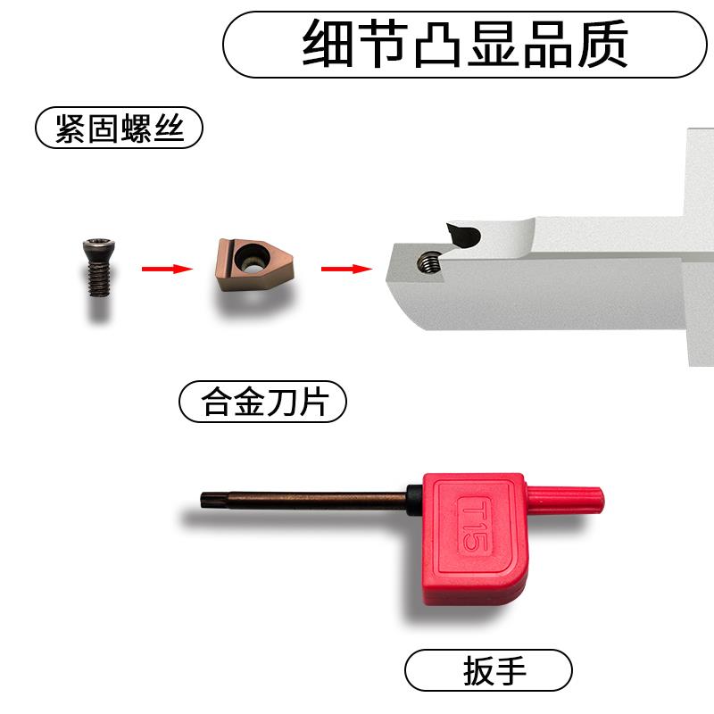 大切深端面槽刀杆MTEHR25