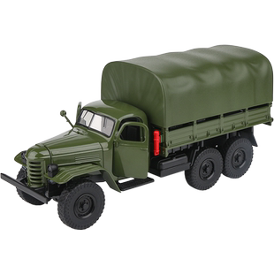 解放卡车CA10合金模型仿真军事运输车老式军车摆件金属玩具车男孩